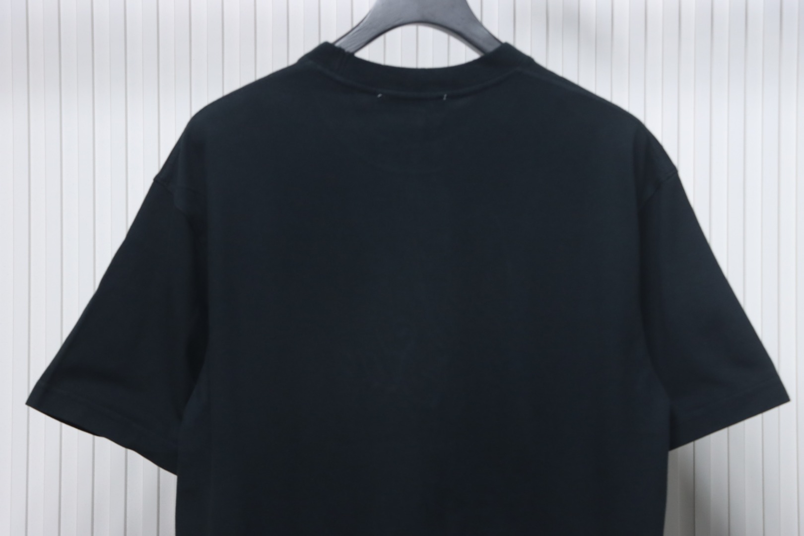 Acne Studios 25SS Lettering Embroidered Short Sleeve T-Shirt Black