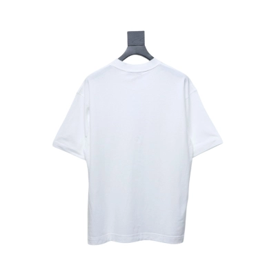 Acne Studios 25SS Lettering Embroidered Short Sleeve T-Shirt White 02