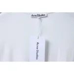 Acne Studios 25SS Lettering Embroidered Short Sleeve T-Shirt White