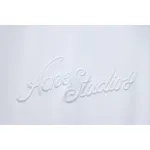 Acne Studios 25SS Lettering Embroidered Short Sleeve T-Shirt White
