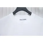 Acne Studios 25SS Lettering Embroidered Short Sleeve T-Shirt White