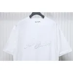 Acne Studios 25SS Lettering Embroidered Short Sleeve T-Shirt White
