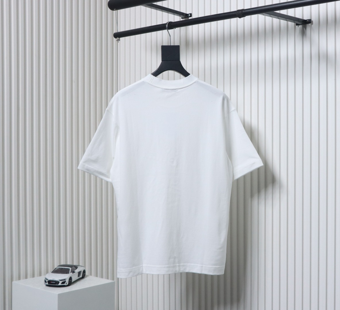 Acne Studios 25SS Lettering Embroidered Short Sleeve T-Shirt White