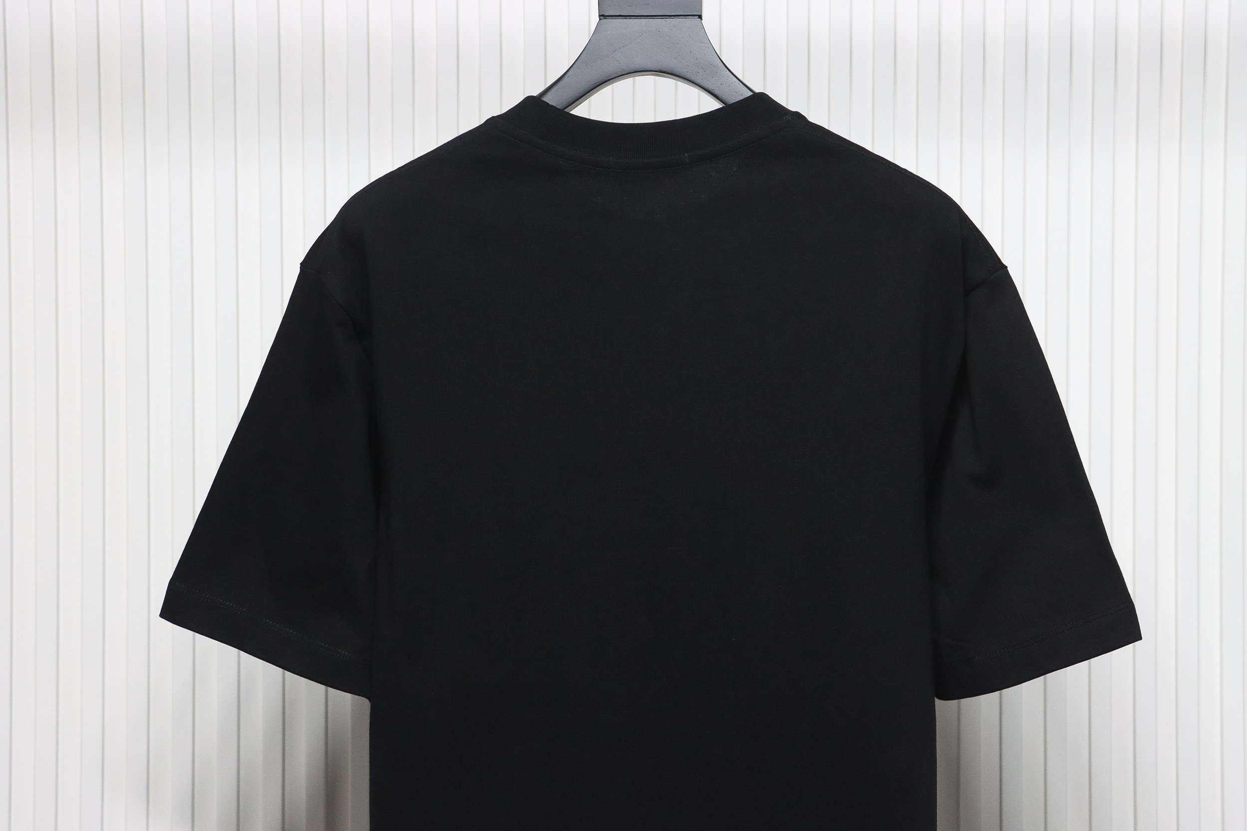 Balenciaga 24ss 3D letter print short sleeve black