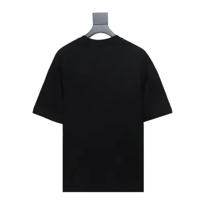 Balenciaga 24ss 3D letter print short sleeve black 02