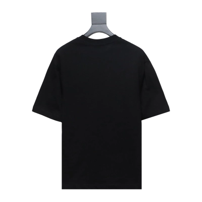 Balenciaga 24ss 3D letter print short sleeve black 02
