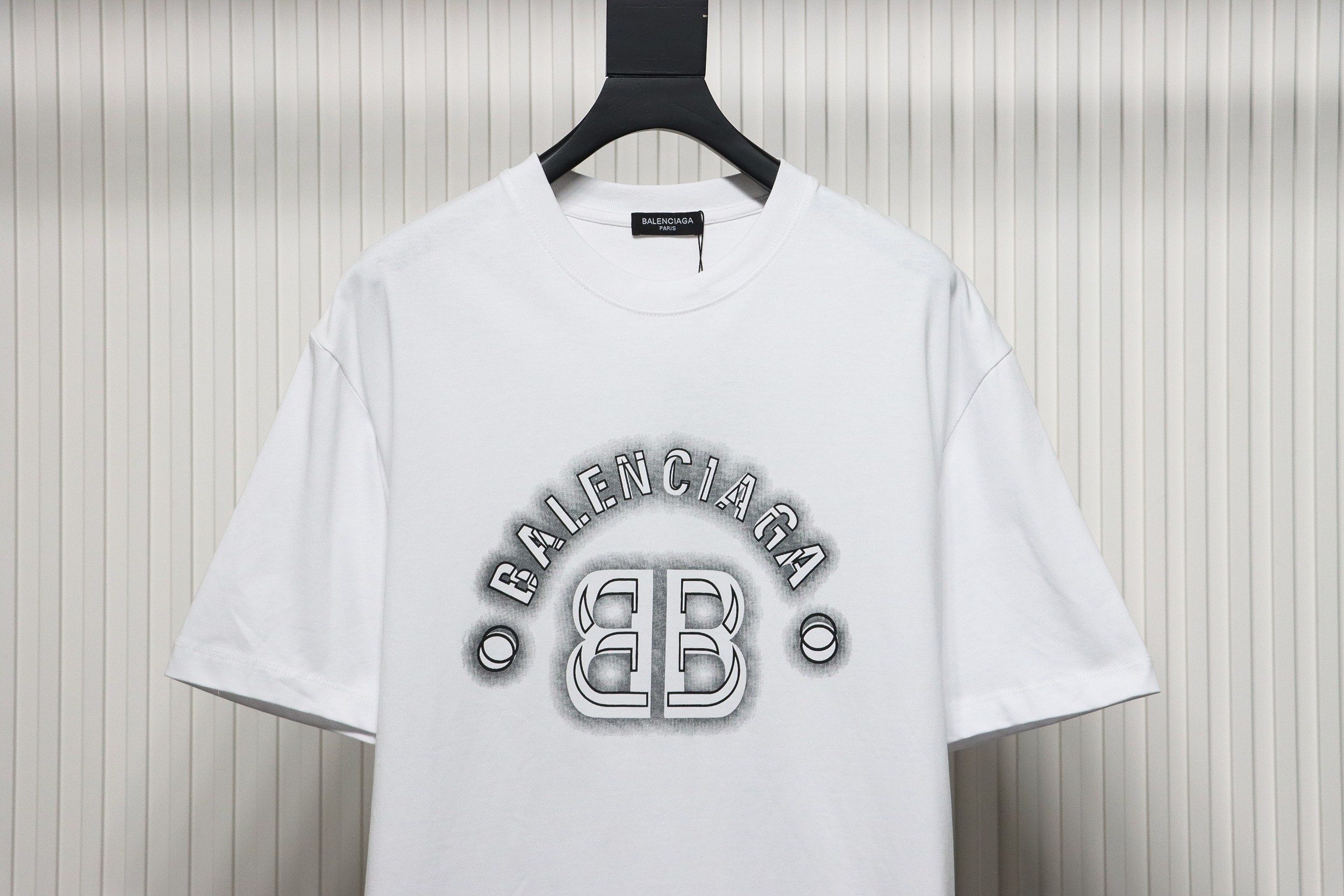 Balenciaga 24ss 3D letter print short sleeves