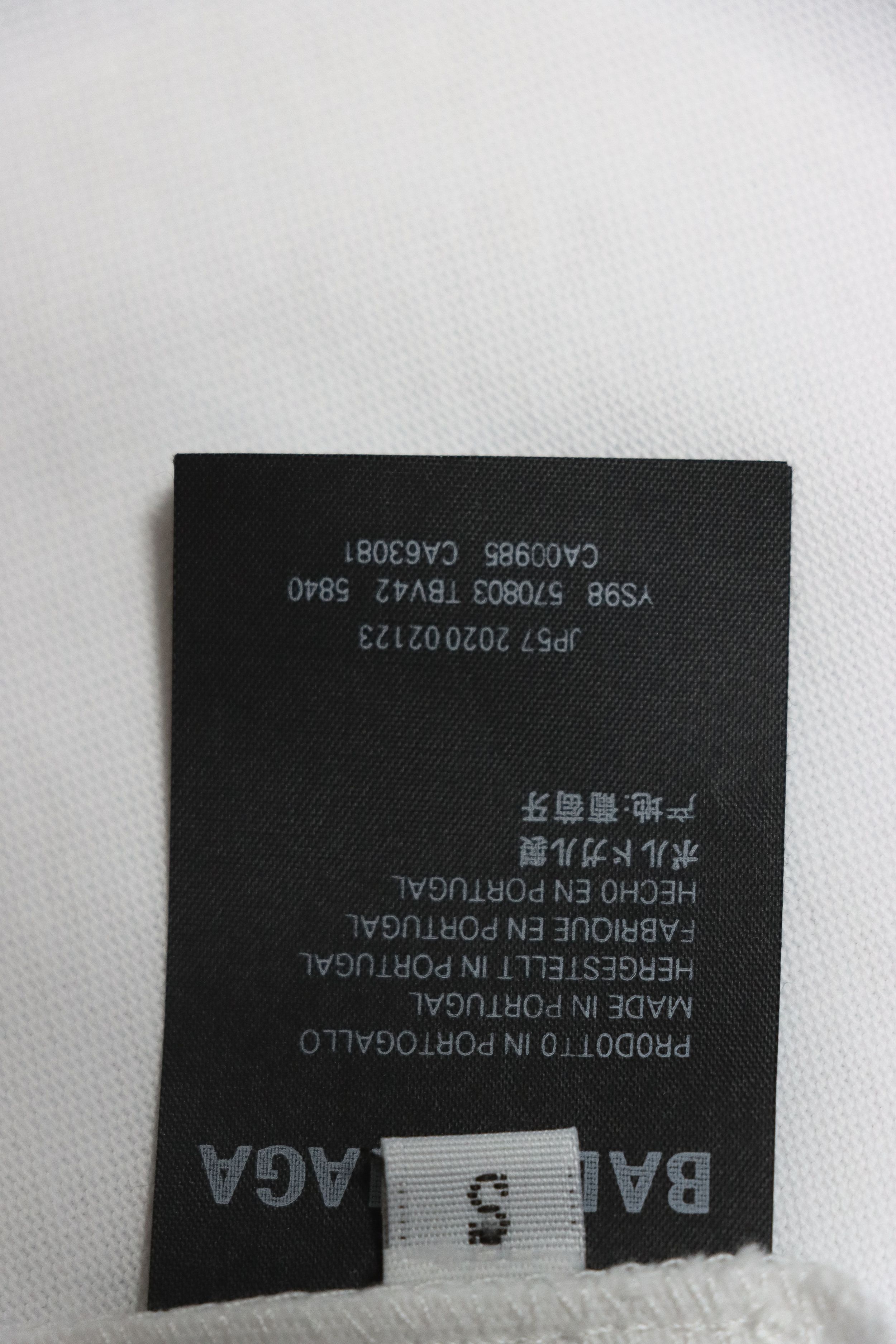 Balenciaga 24ss 3D letter print short sleeves