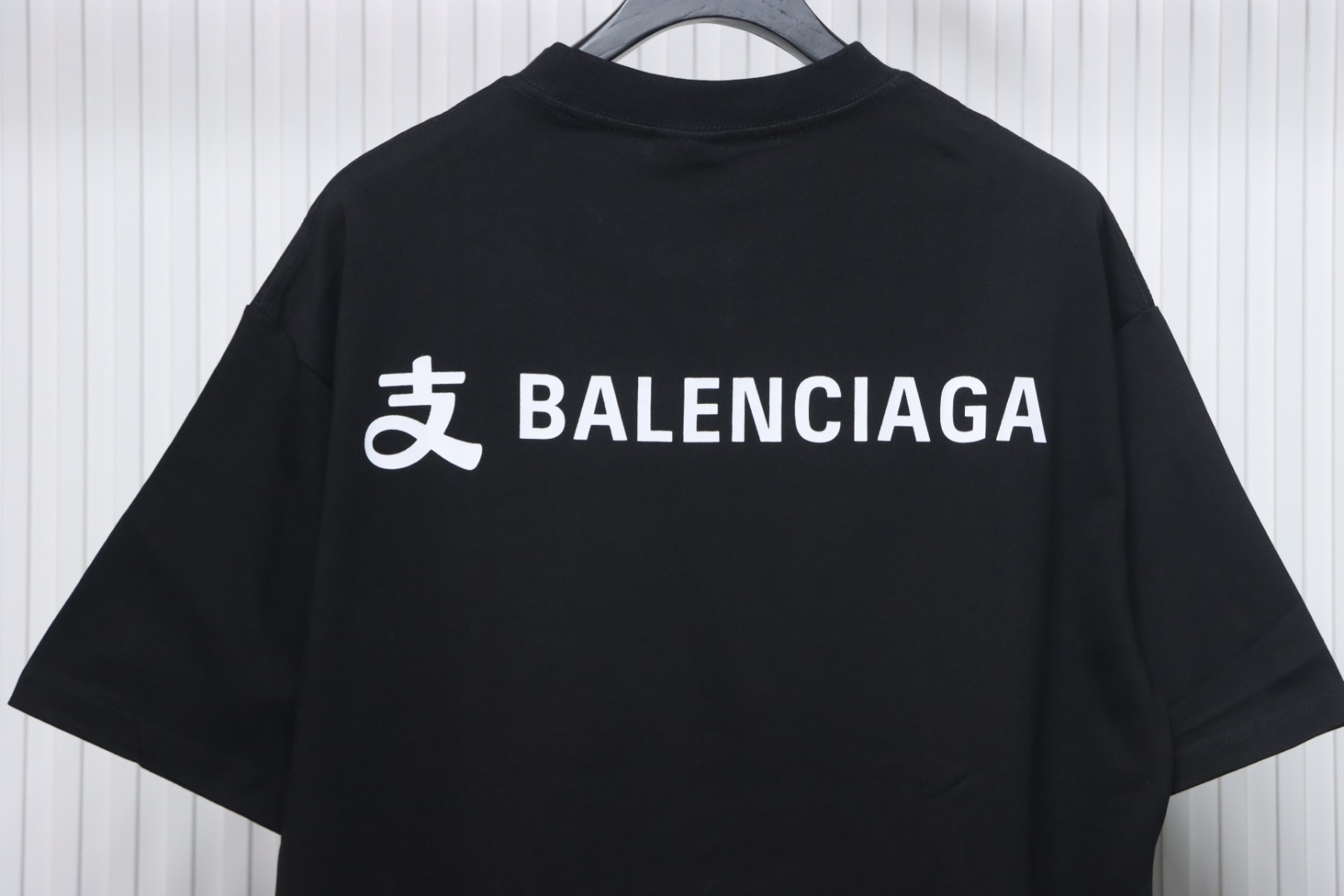 Balenciaga 24ss Alipay Co-branded Printed T-shirt Black