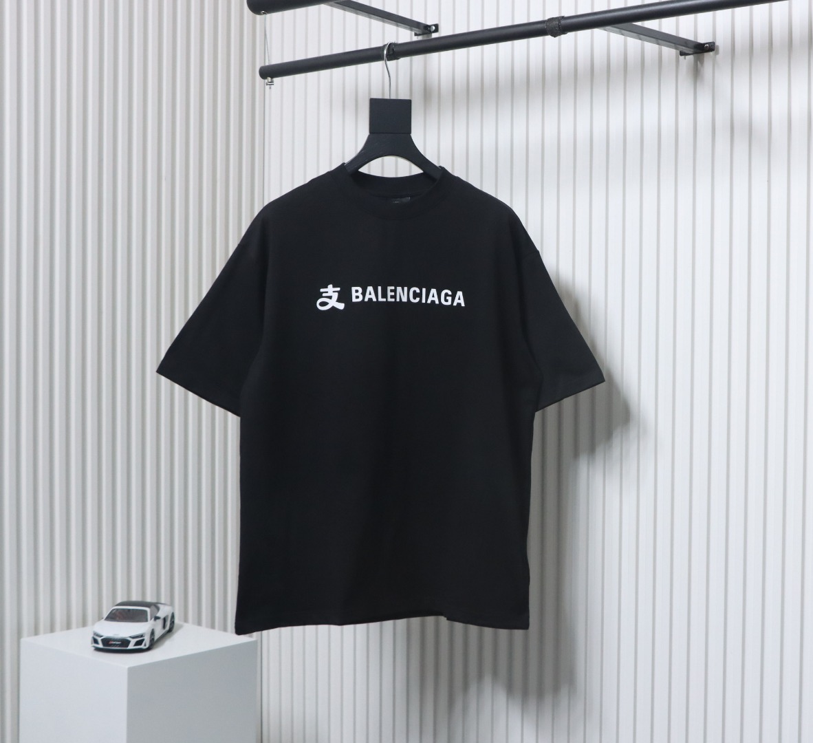 Balenciaga 24ss Alipay Co-branded Printed T-shirt Black
