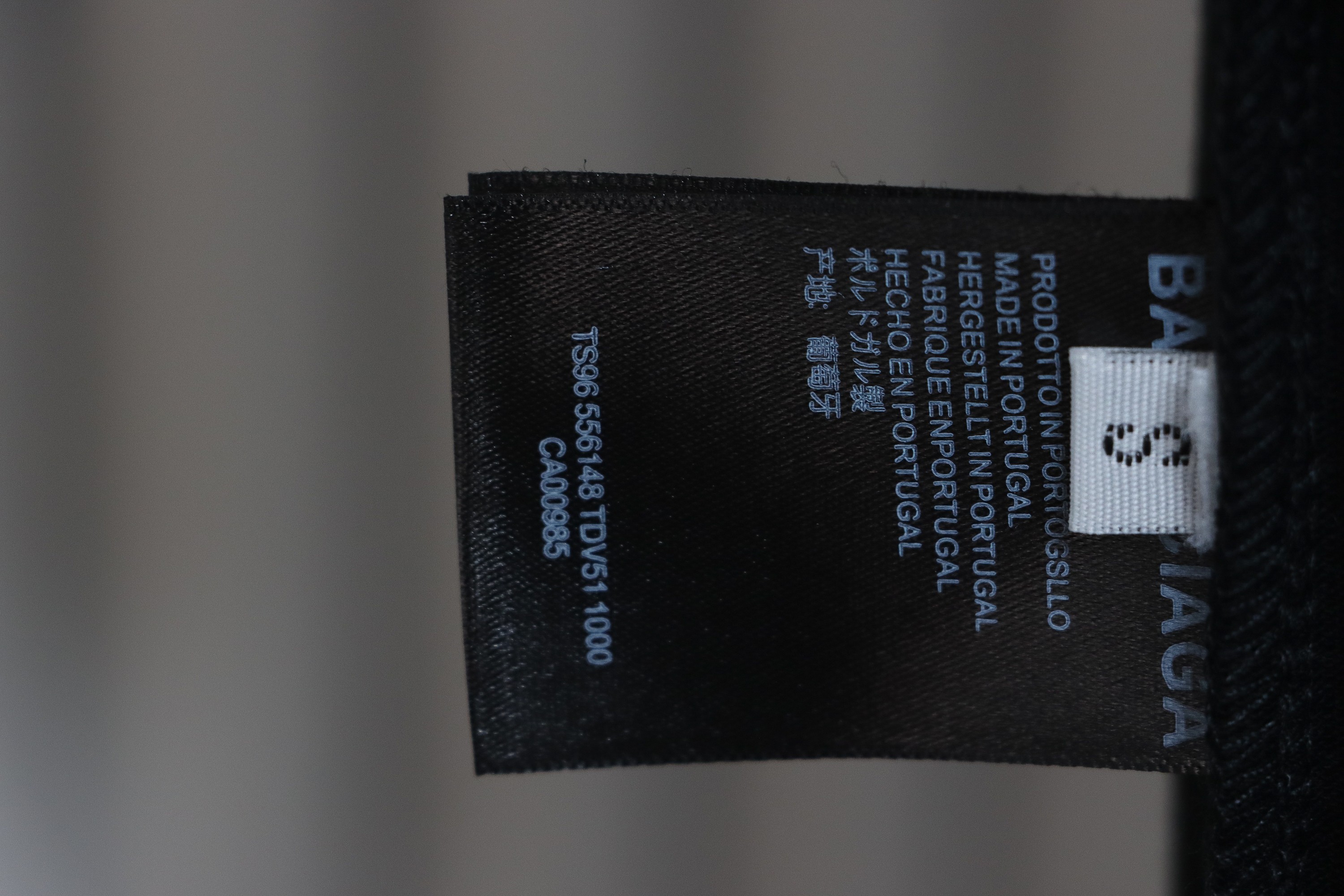 Balenciaga 24ss colorful letter logo foam print short sleeve black