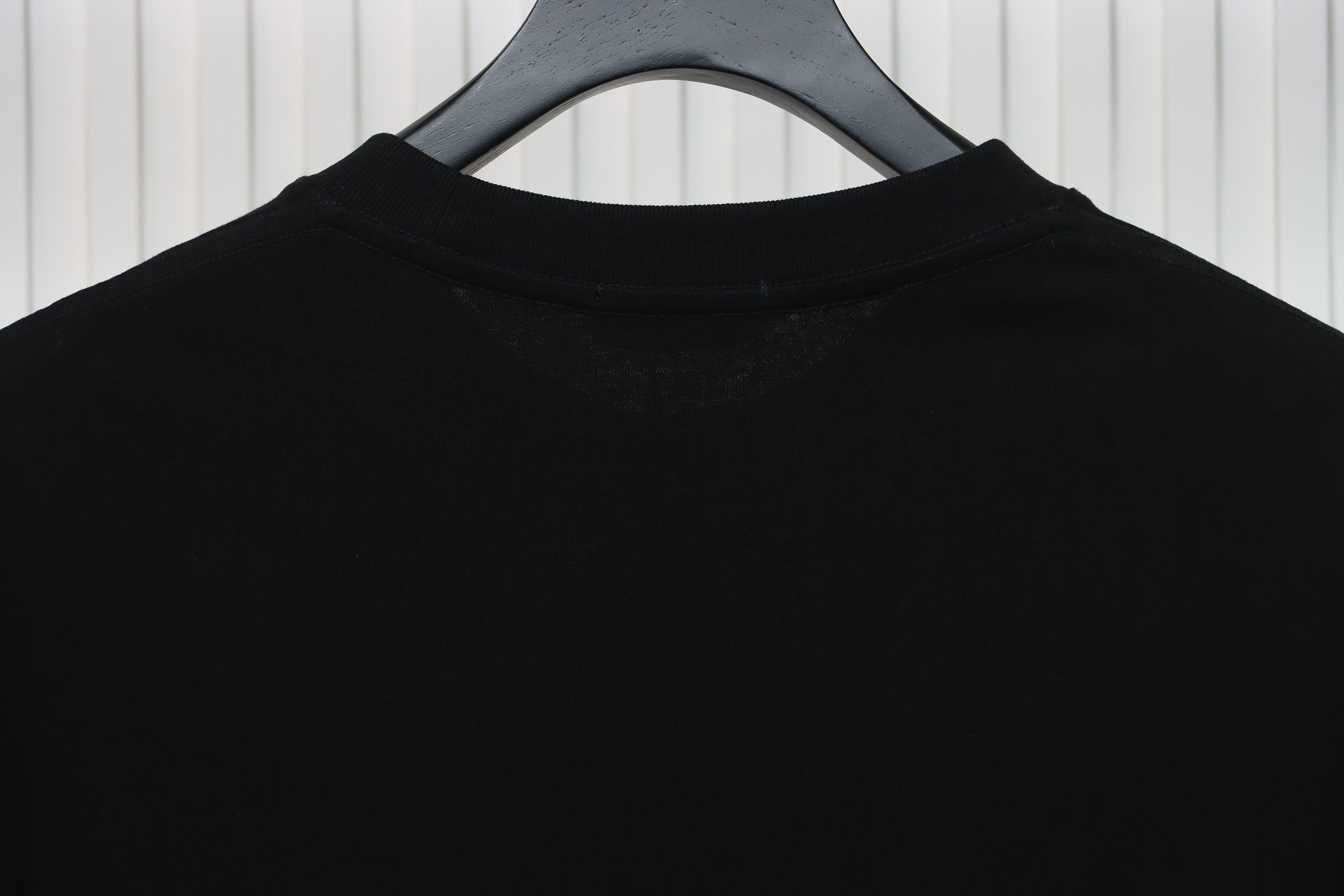 Balenciaga 24ss colorful letter logo foam print short sleeve black