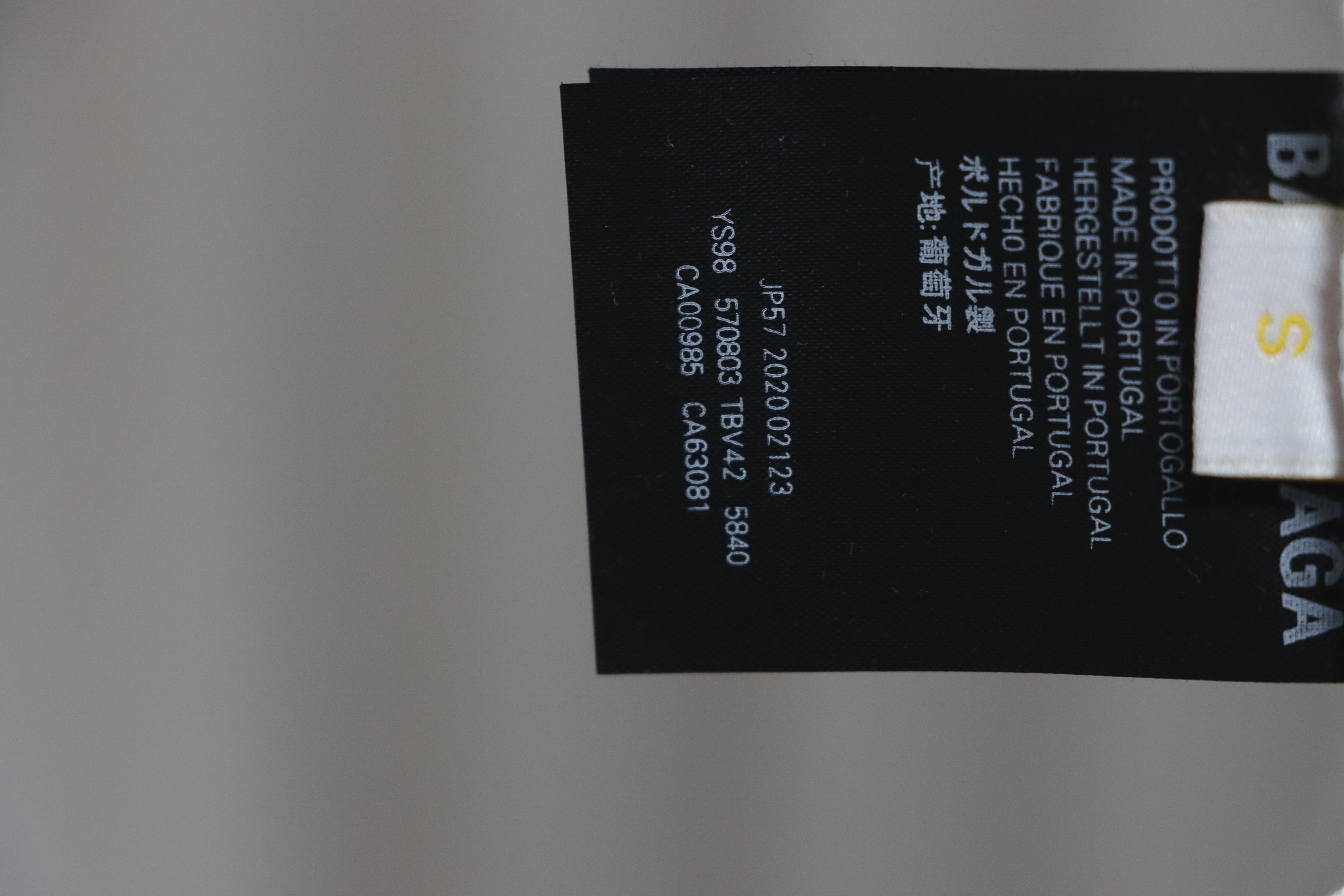 Balenciaga 24ss colorful letter logo foam print short sleeves