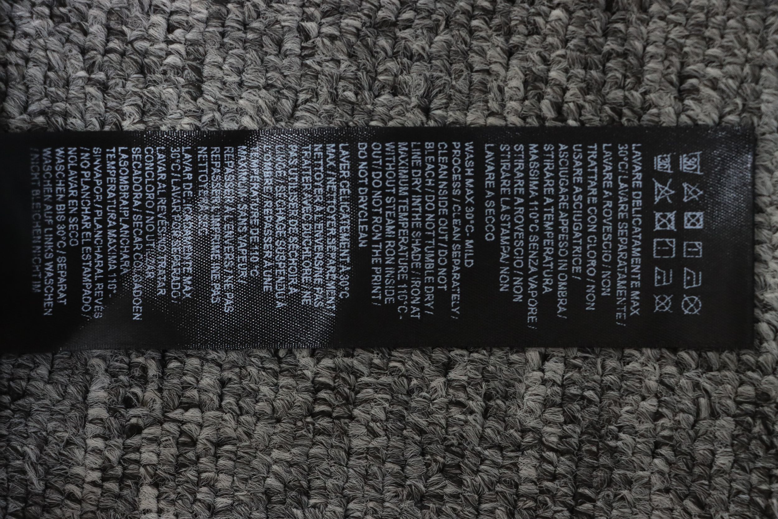 Balenciaga 24ss crackle reverse letter print short sleeve