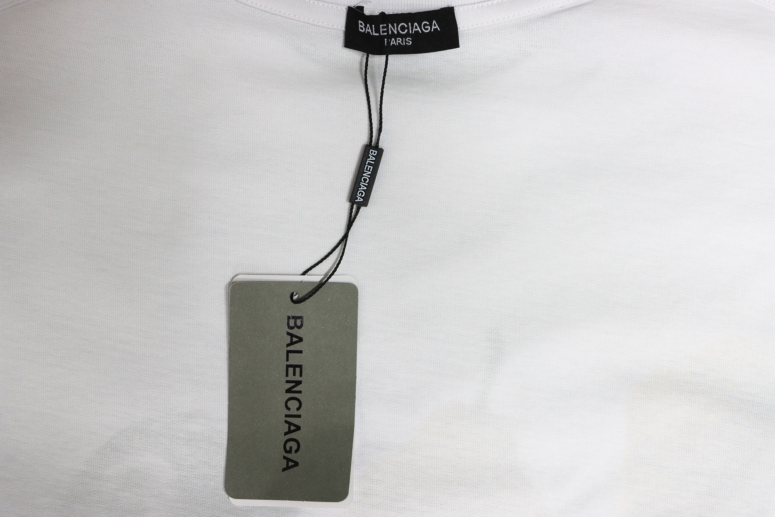 Balenciaga 24ss Custard Apple Print Short Sleeve White