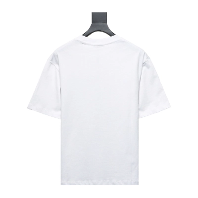 Balenciaga 24ss Custard Apple Print Short Sleeve White 02