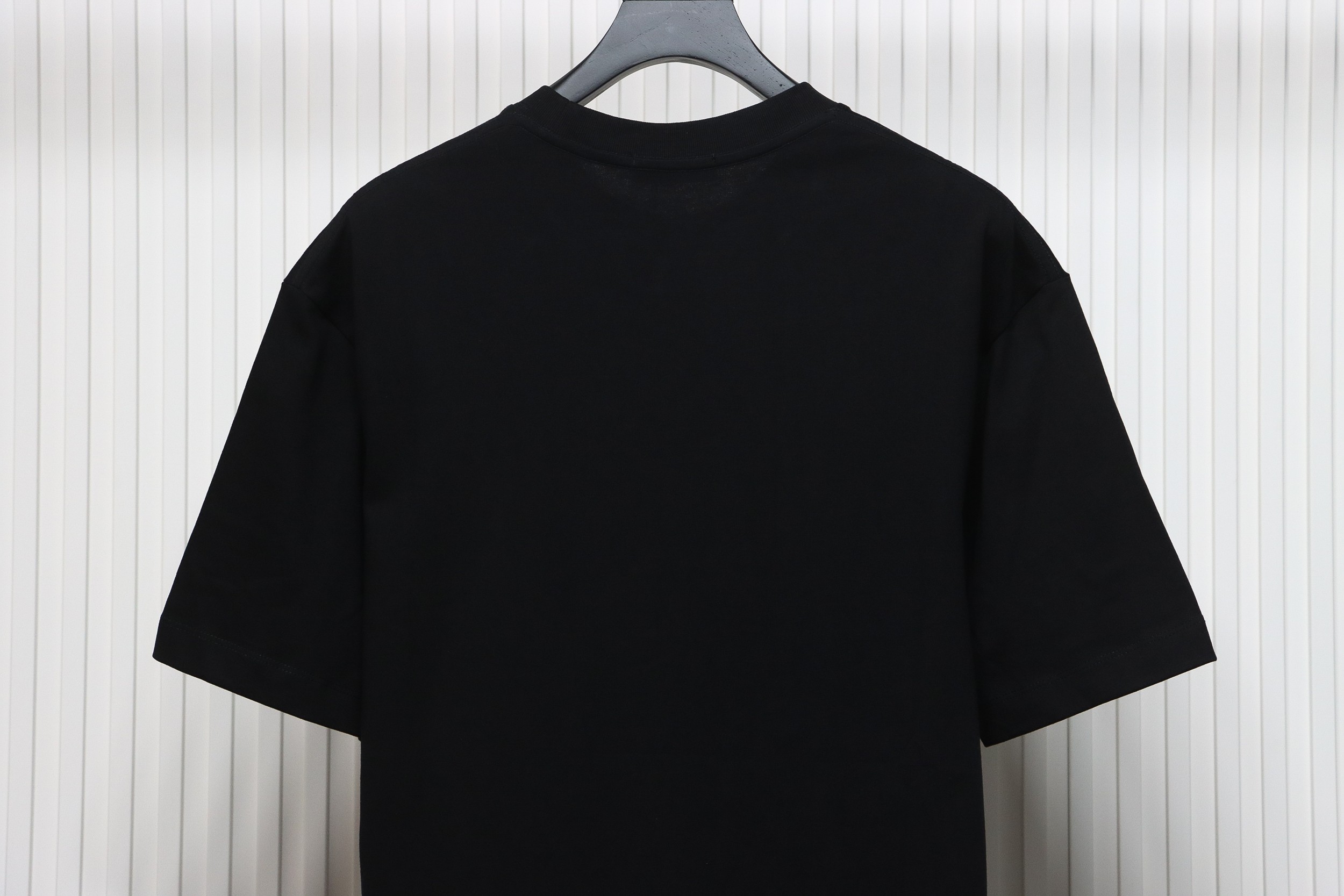Balenciaga 24ss Double B No Passing Printed Short Sleeve Black