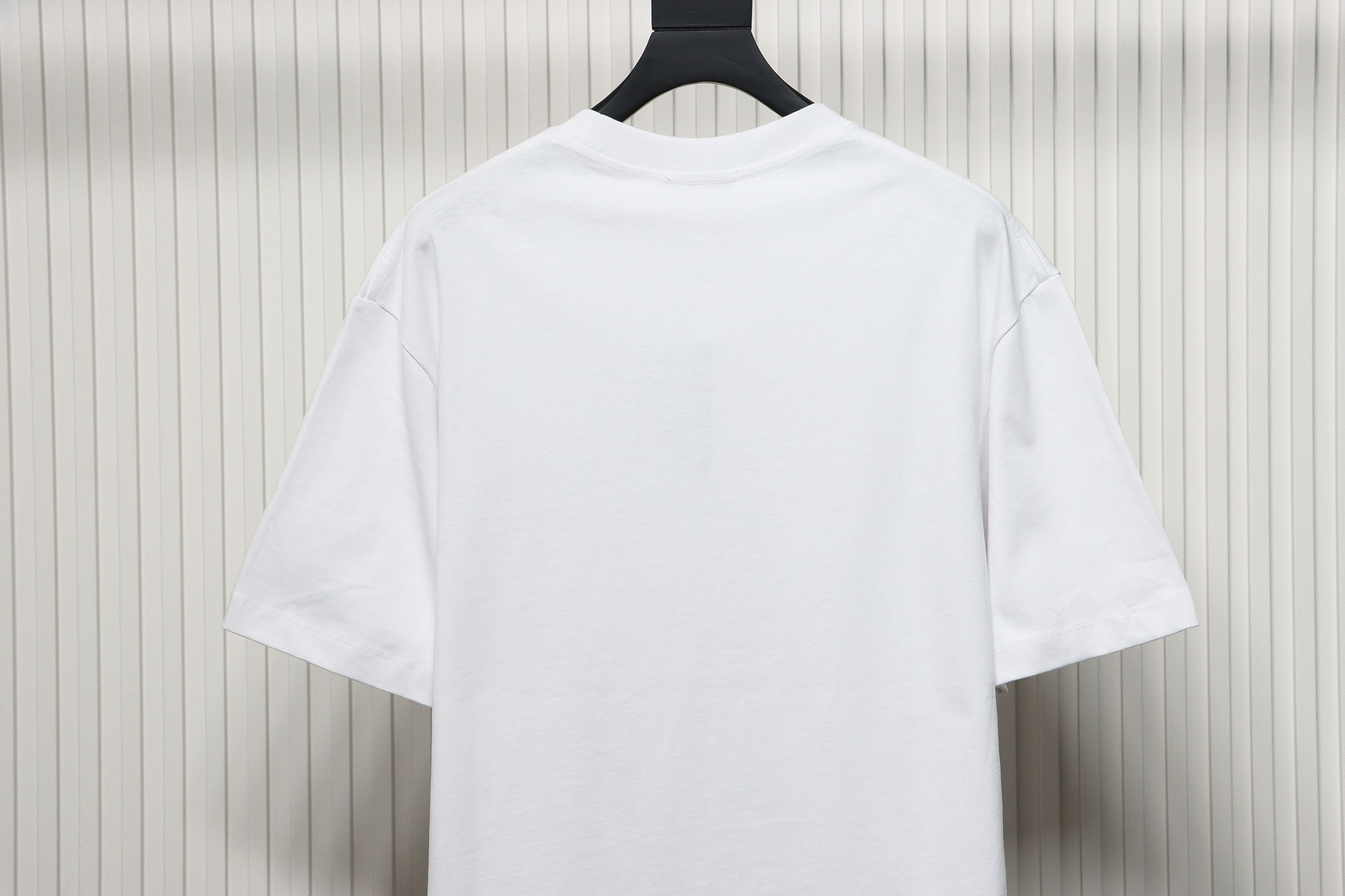 Balenciaga 24ss Double B No Passing Printed Short Sleeve White