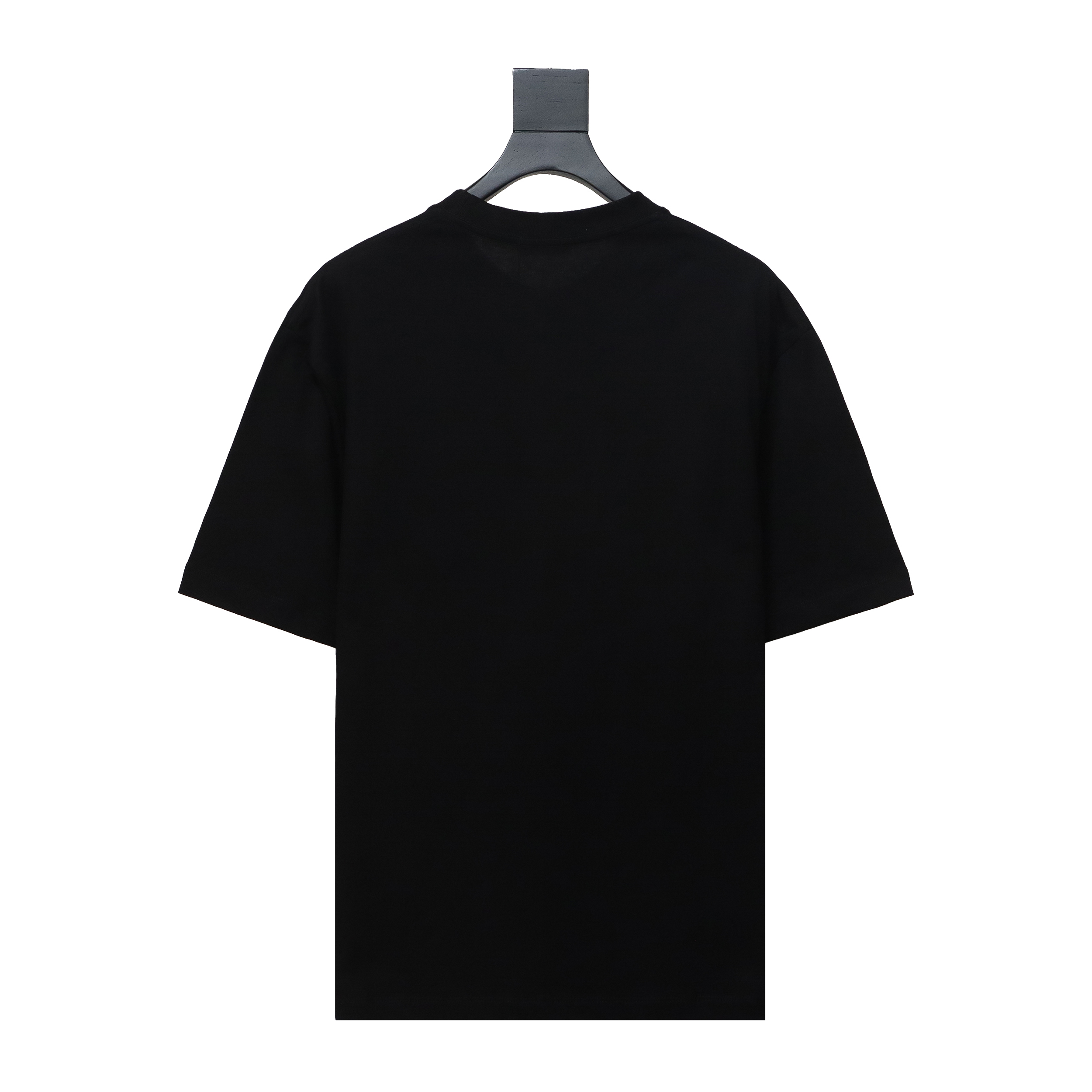 Balenciaga 24ss letter logo print short sleeve black