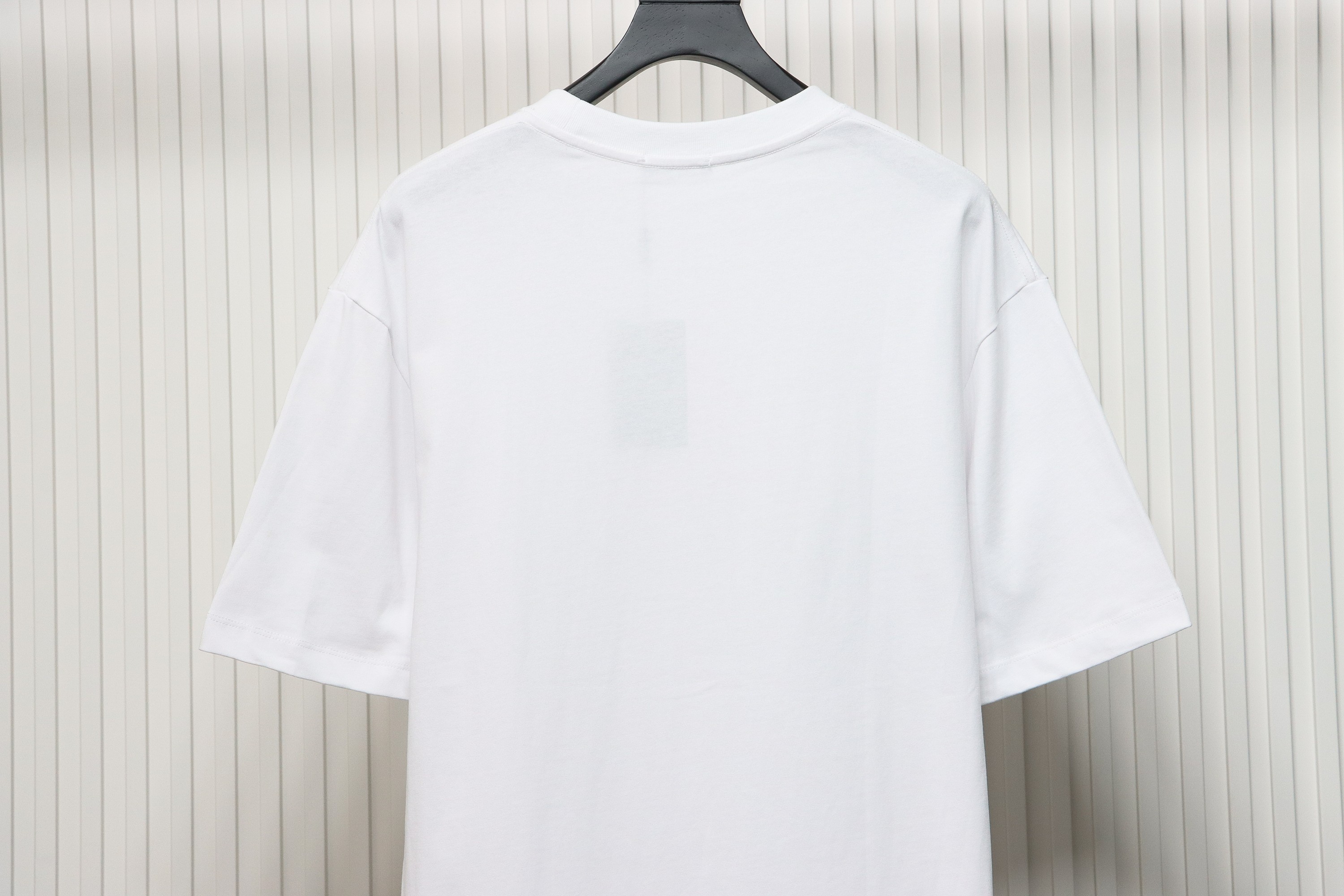 Balenciaga 24ss letter logo print short sleeve white