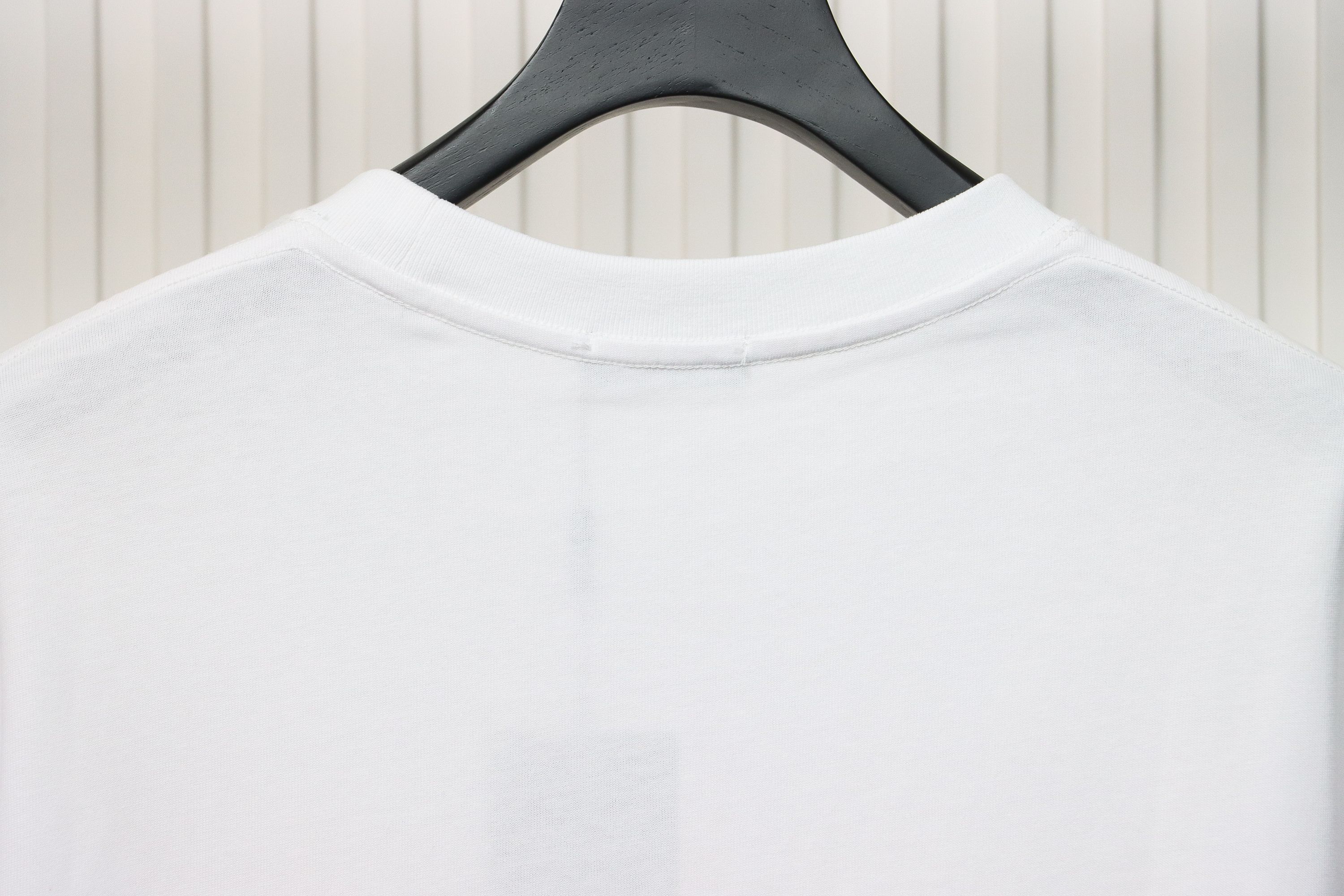 Balenciaga 24ss letter logo print short sleeve white