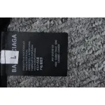 Balenciaga 24ss Mottled Distressed Letter Logo Short Sleeves Black