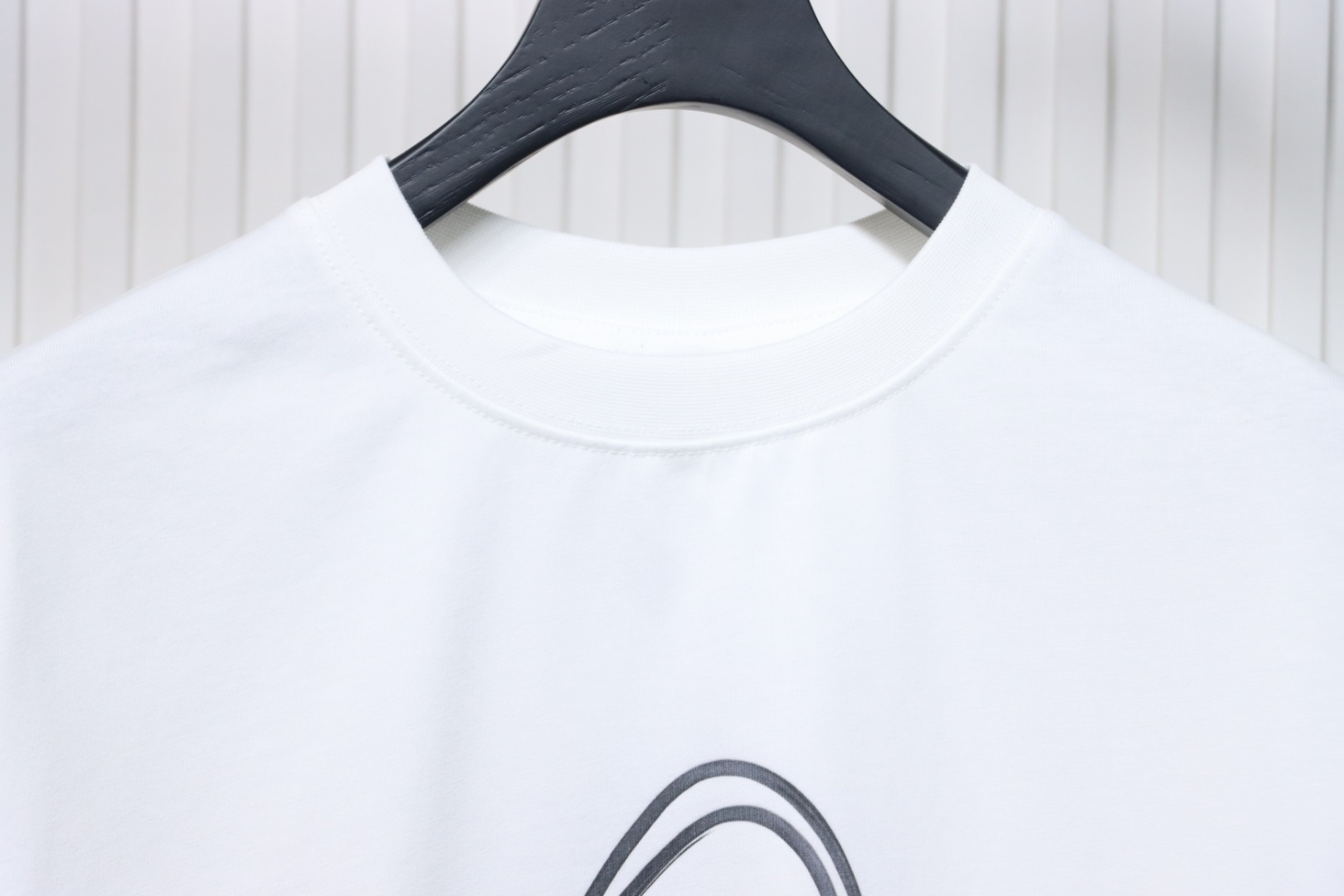 Balenciaga 25ss bag print short sleeve white