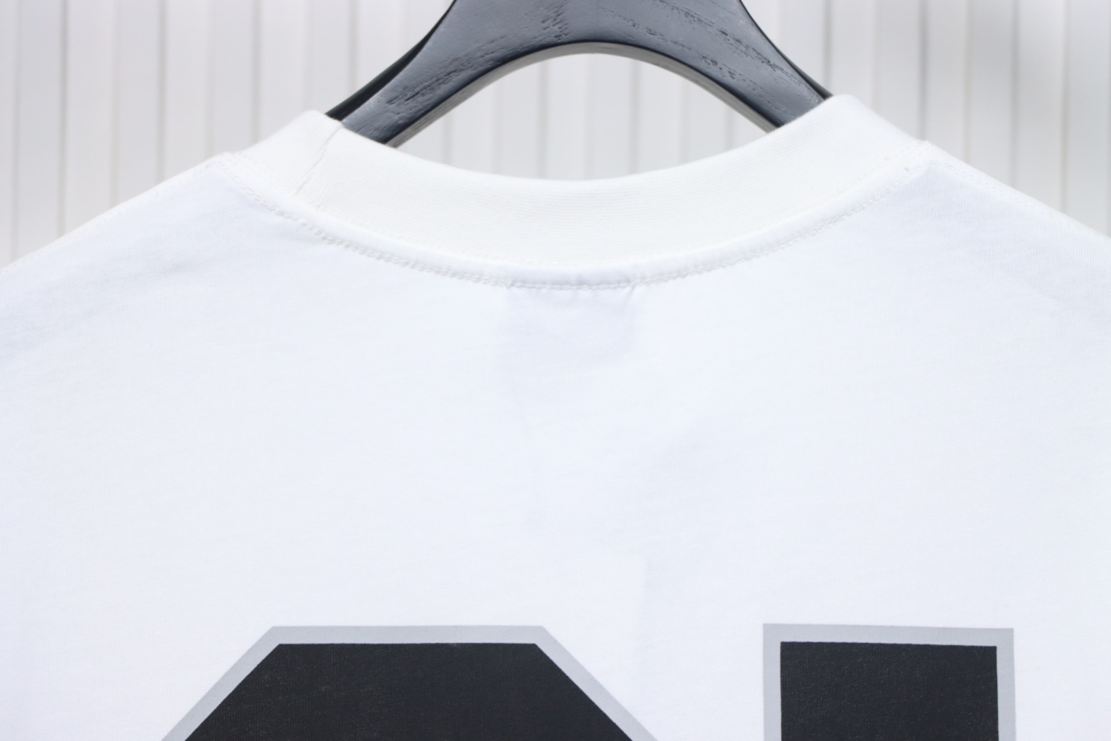 Balenciaga 25ss basketball embroidery 01 printed short sleeve White