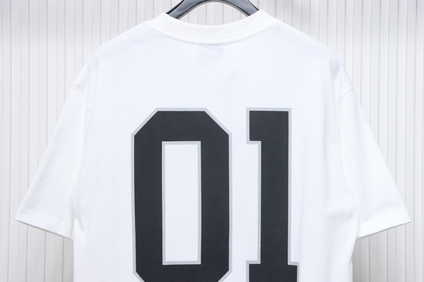 Balenciaga 25ss basketball embroidery 01 printed short sleeve White