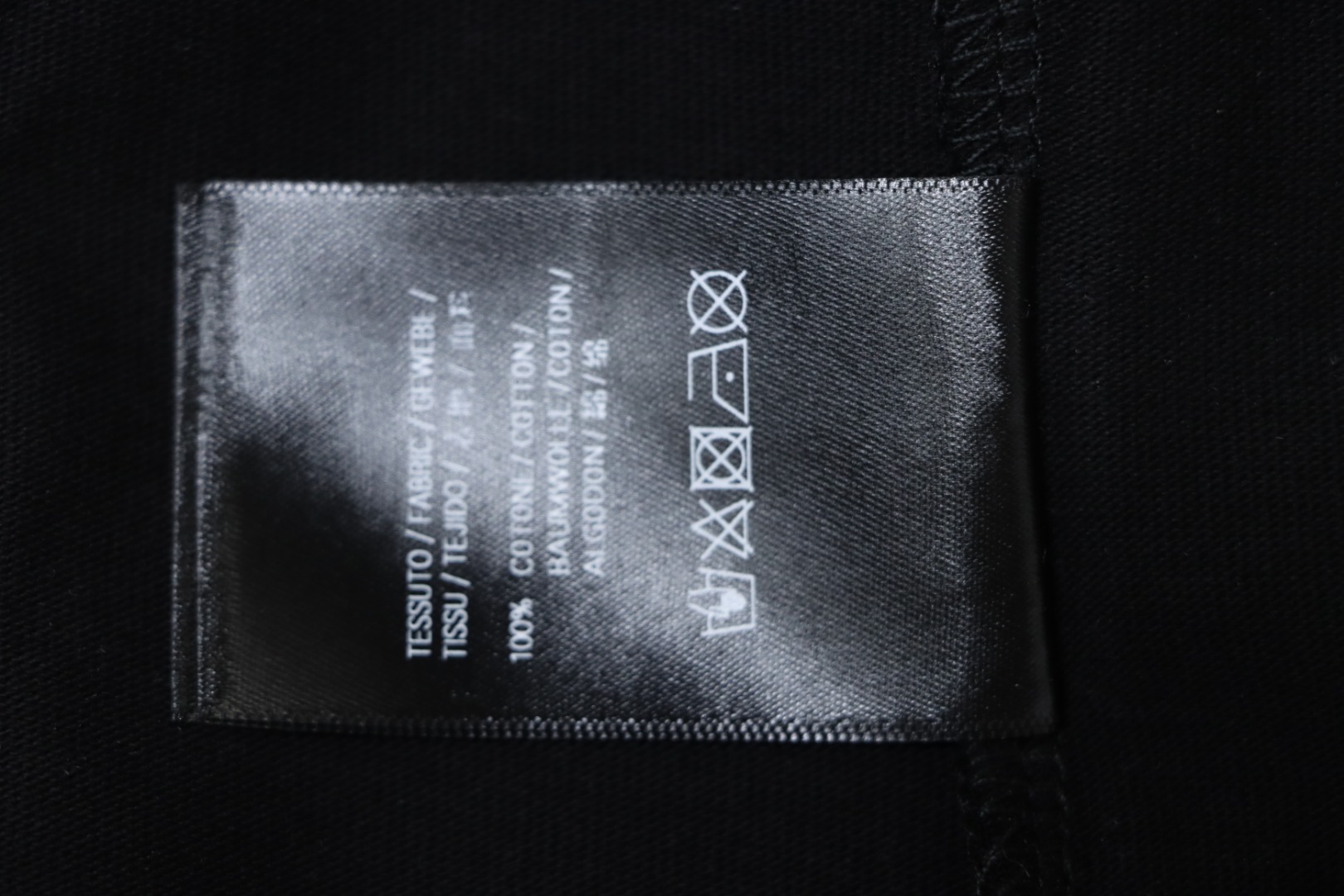 Balenciaga 25ss Double B towel embroidered short sleeve black