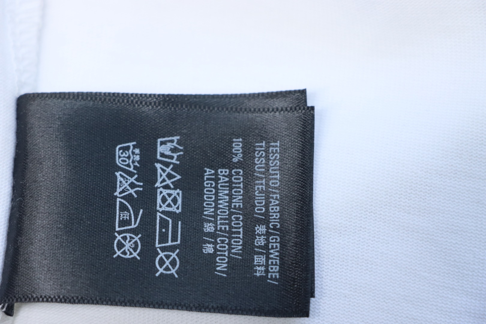 Balenciaga 25ss Flame Double B Letter Print Short Sleeve White