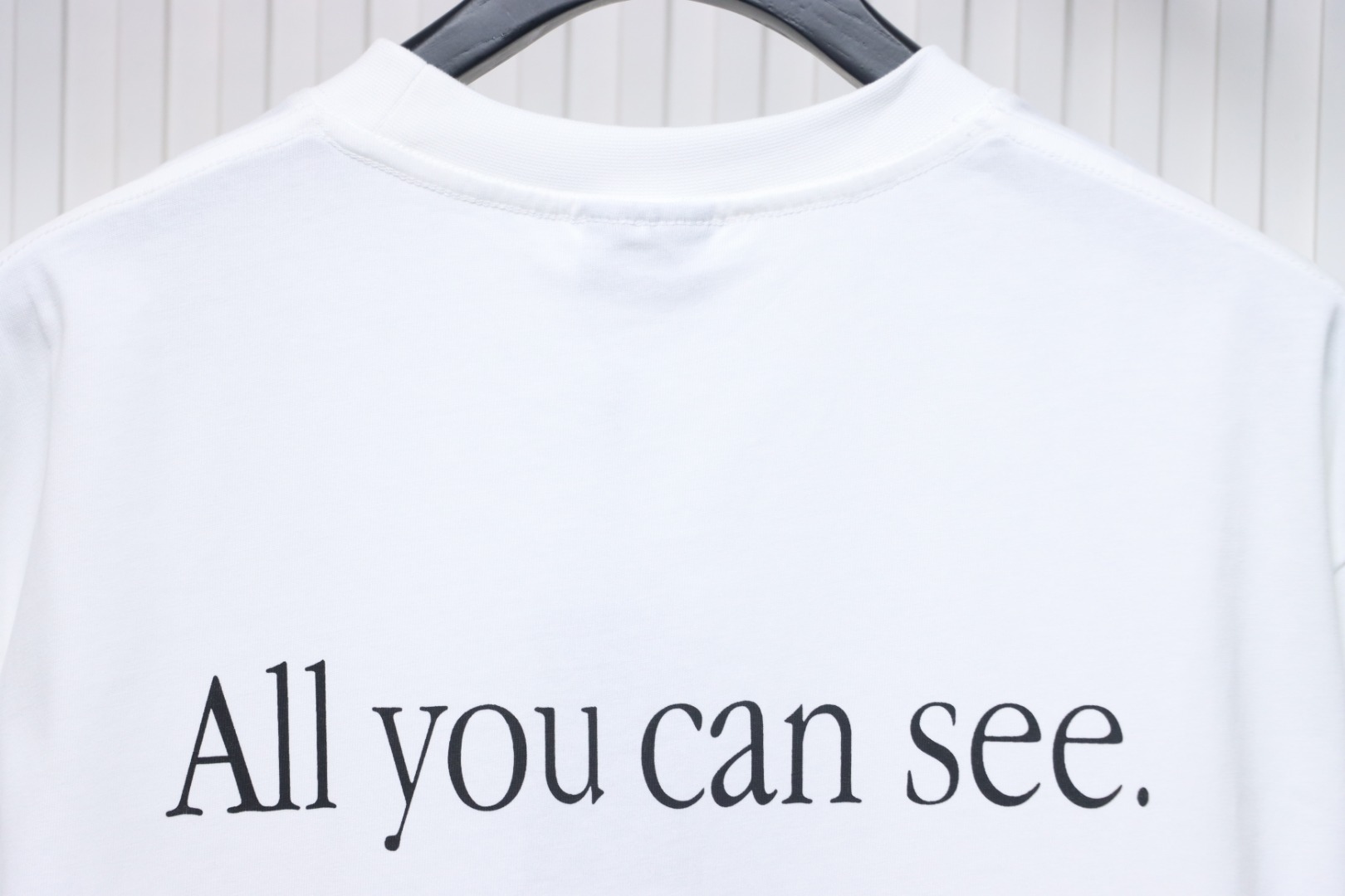 Balenciaga 25ss sunglasses print short sleeve white