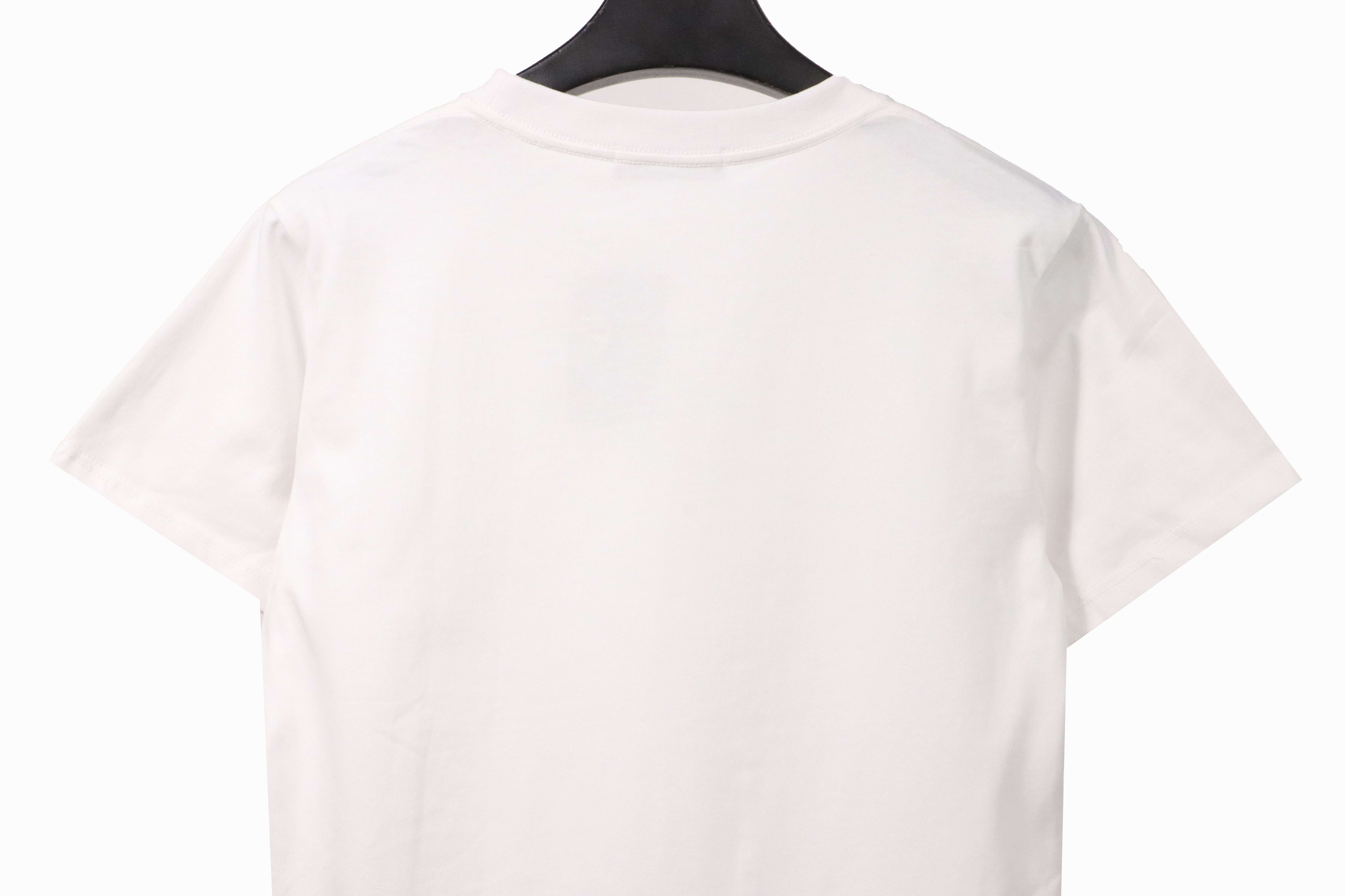 Balenciaga 3M Lettering Short Sleeve White