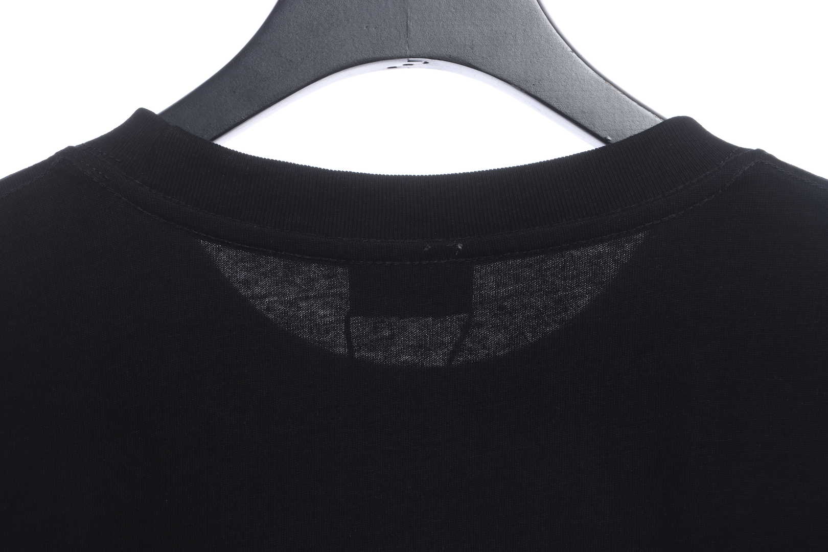 Balenciaga 404 slogan print short sleeve black