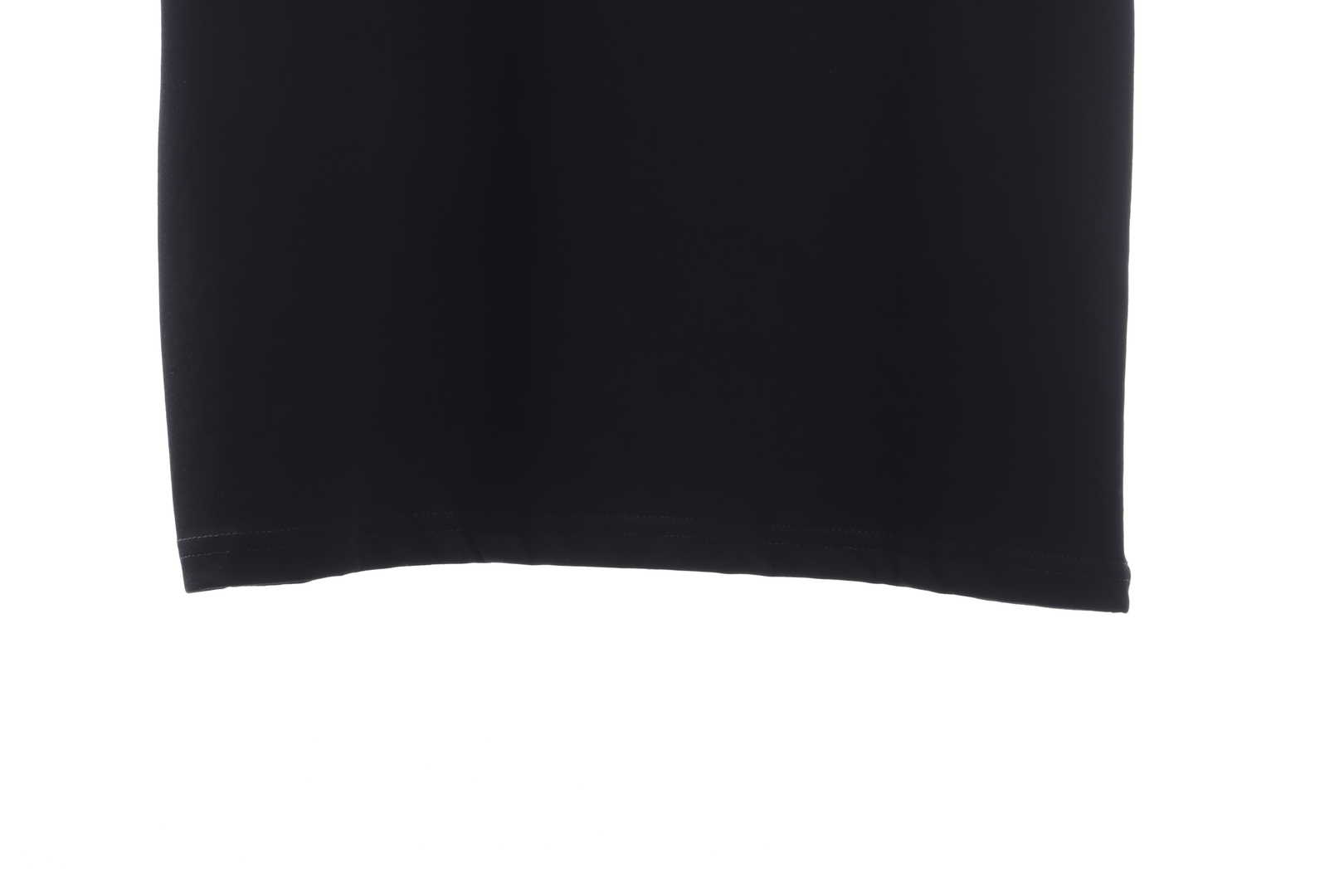 Balenciaga 404 slogan print short sleeve black
