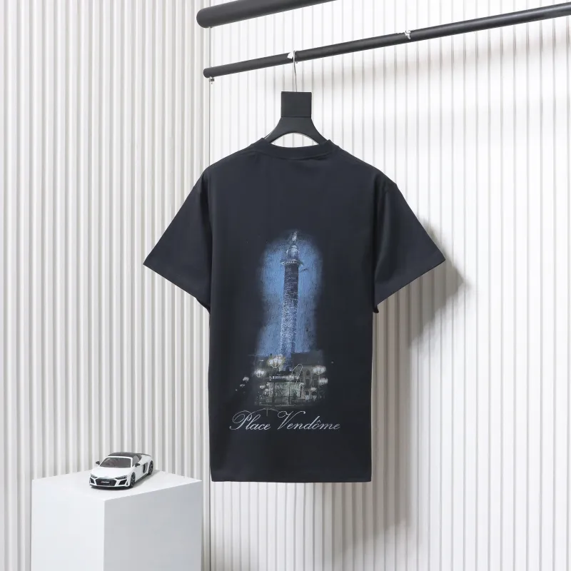 Balenciaga & VOGUE Paris joint lighthouse print short sleeves