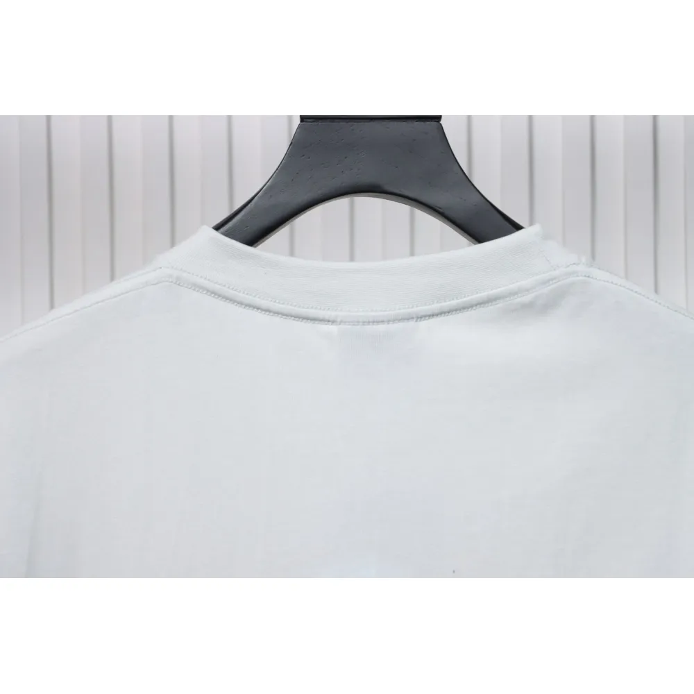Balenciaga & VOGUE Paris joint lighthouse print short sleeves White