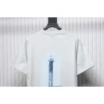 Balenciaga & VOGUE Paris joint lighthouse print short sleeves White