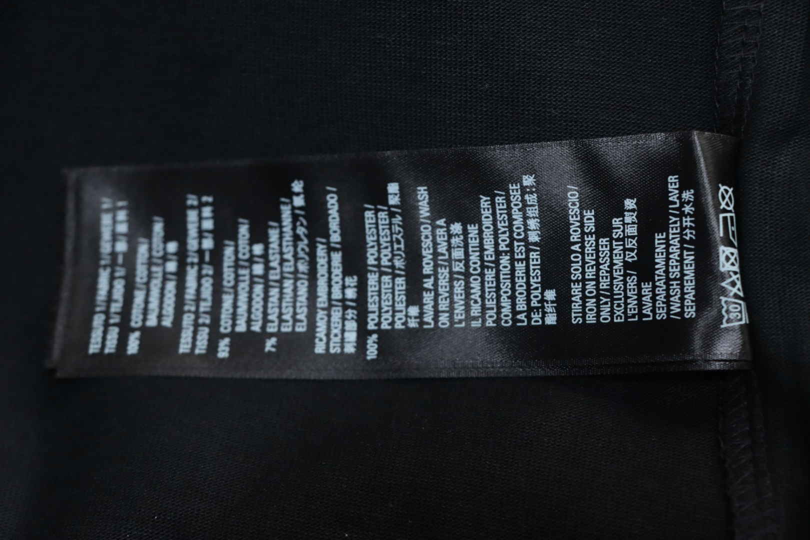 Balenciaga BLCG 24SS Graffiti Small Letters Printed Short Sleeve T-Shirt black