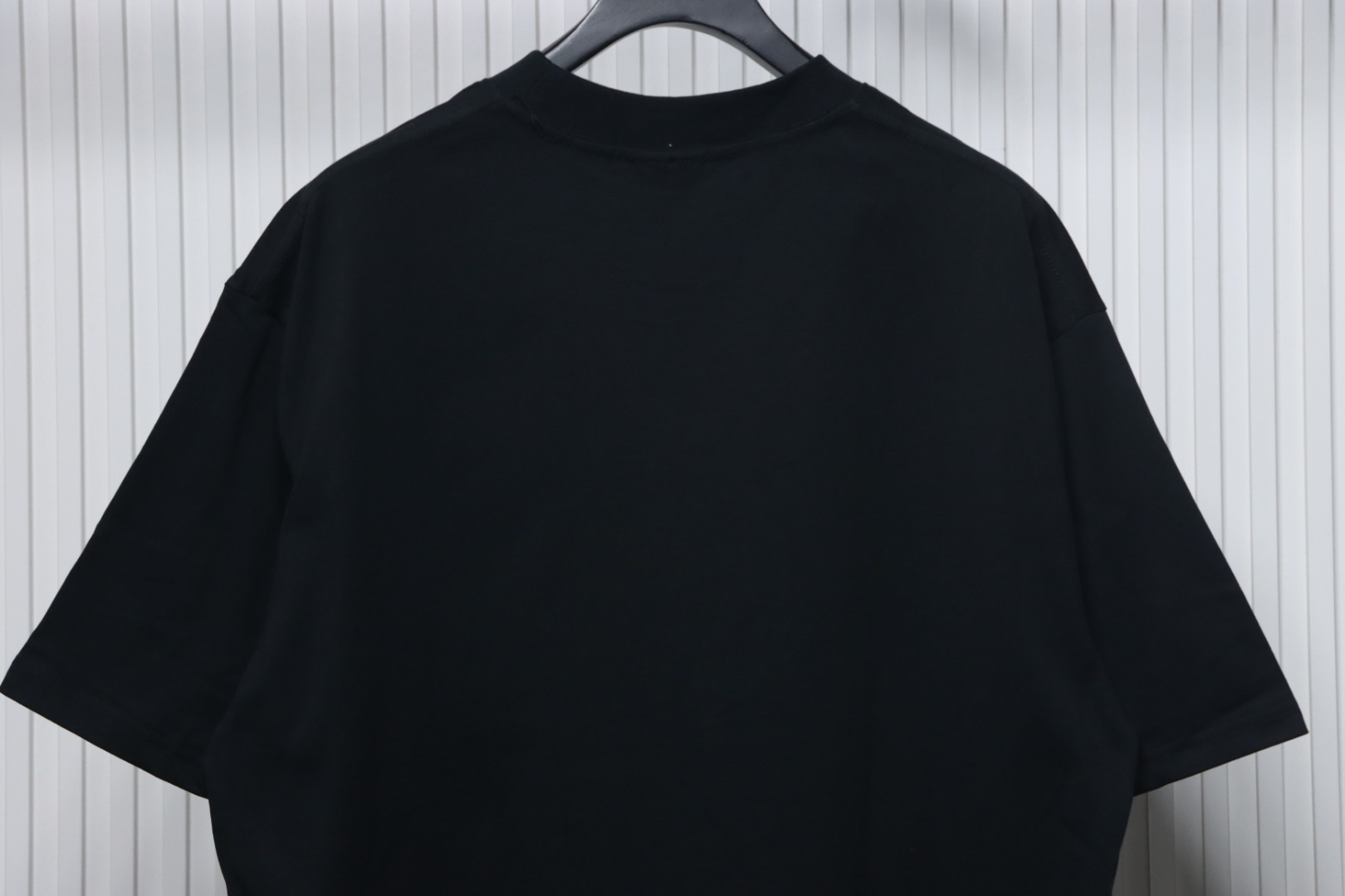 Balenciaga BLCG 24SS Valentine's Day Limited Edition Heart Printed Short Sleeve T-Shirt black