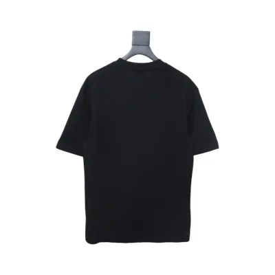 Balenciaga BLCG Night Scene Printed Short Sleeve T-shirt Black 02