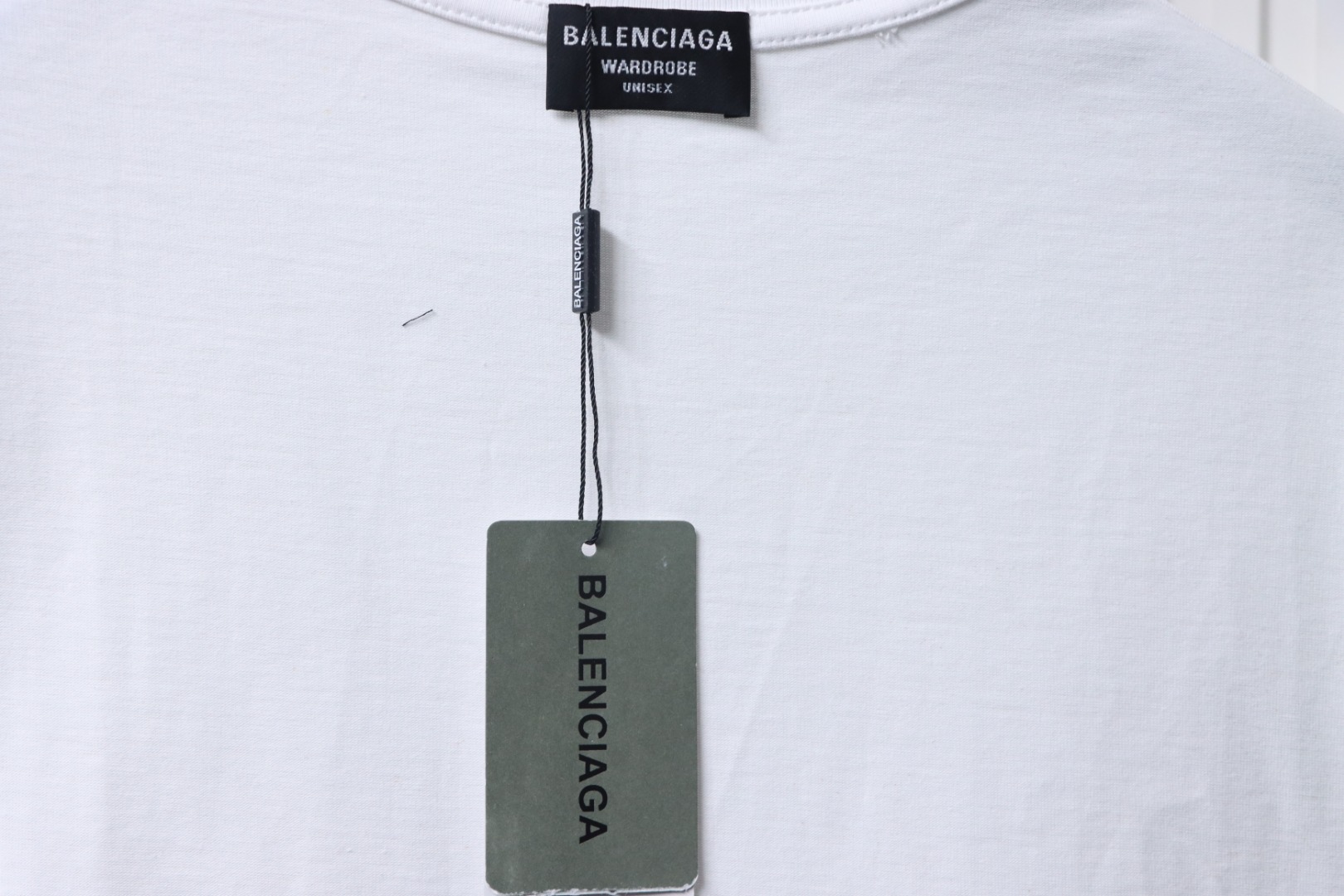 Balenciaga BLCG Night Scene Printed Short Sleeve T-shirt White