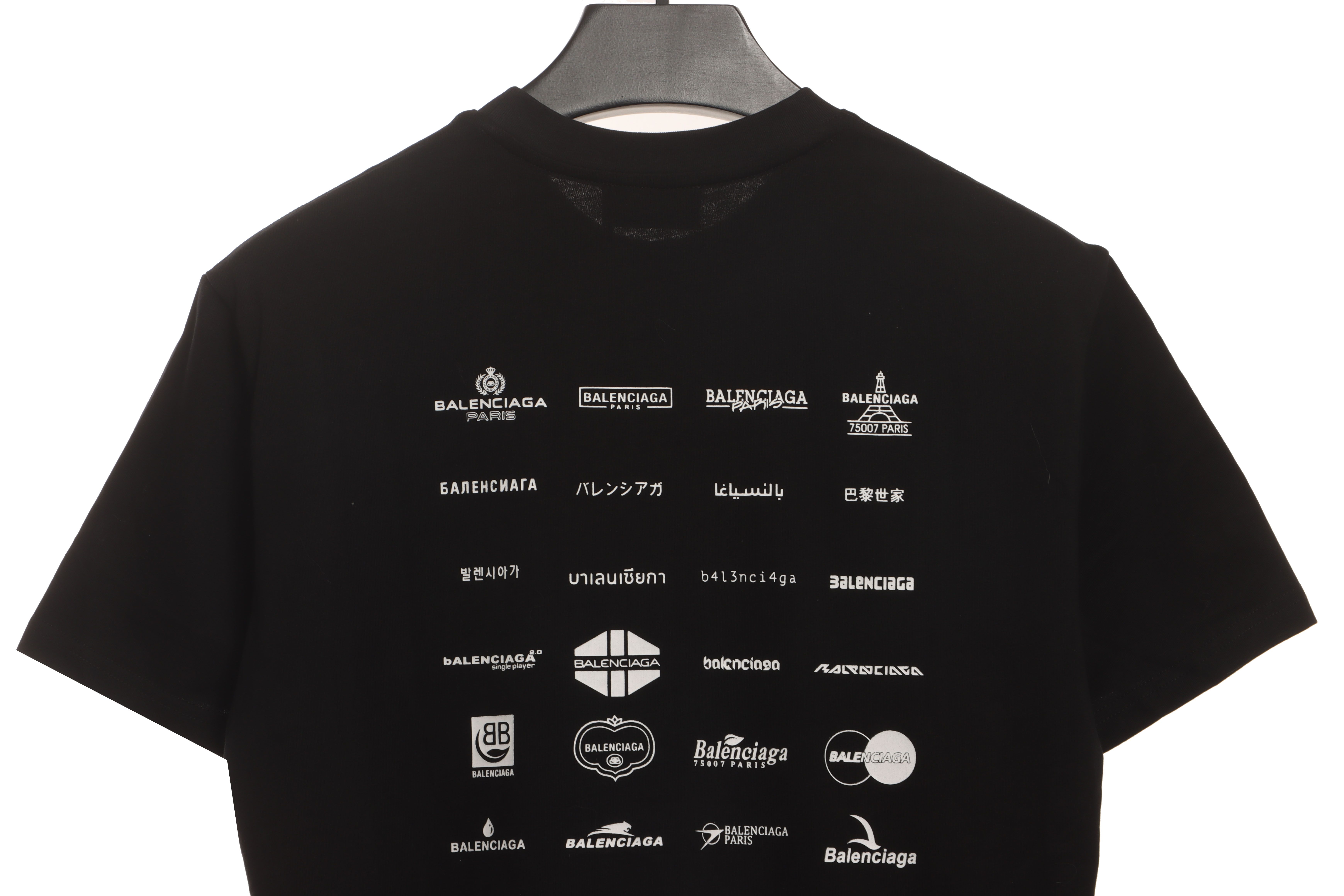 Balenciaga classic logo short-sleeve black