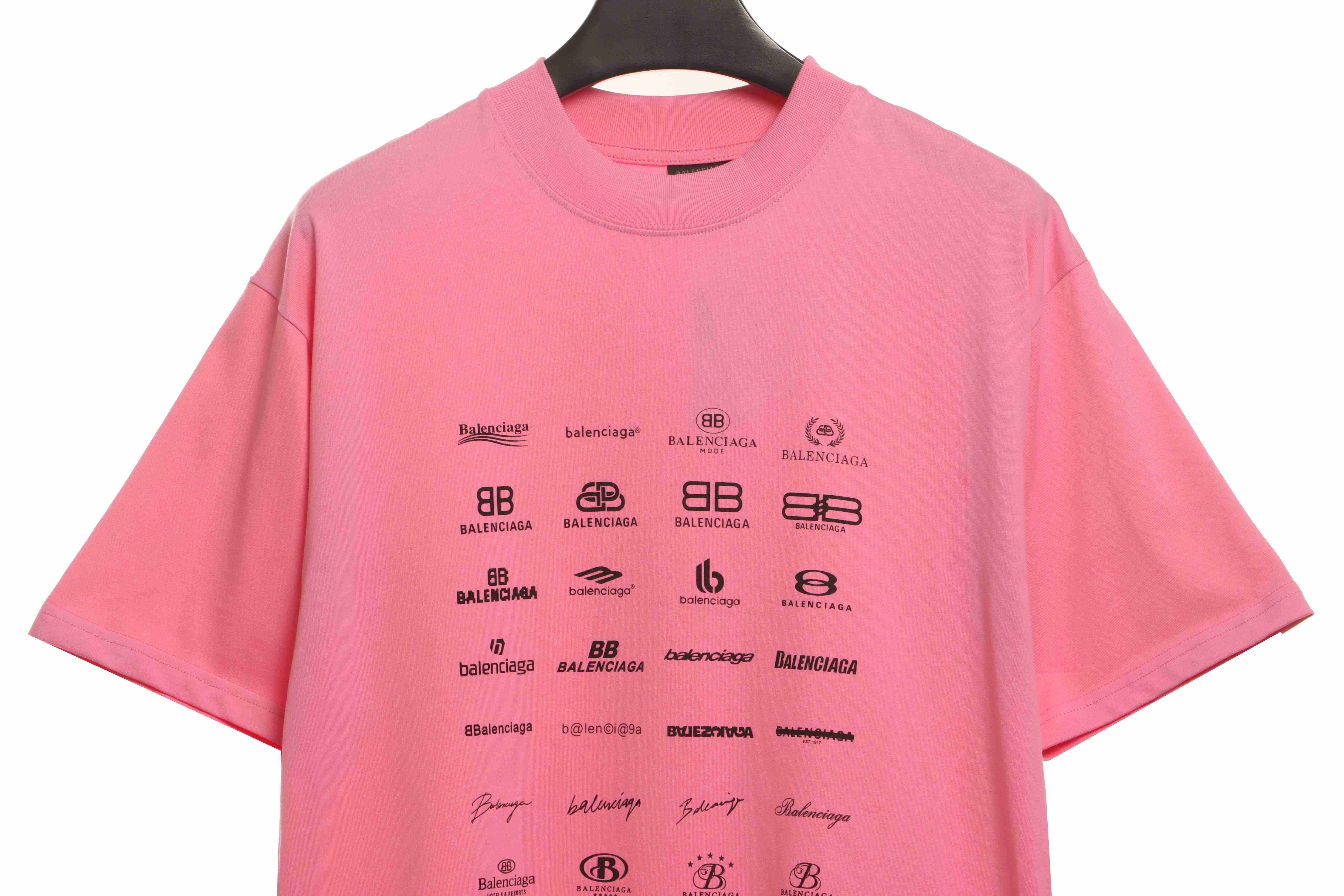Balenciaga classic logo short-sleeve Pink