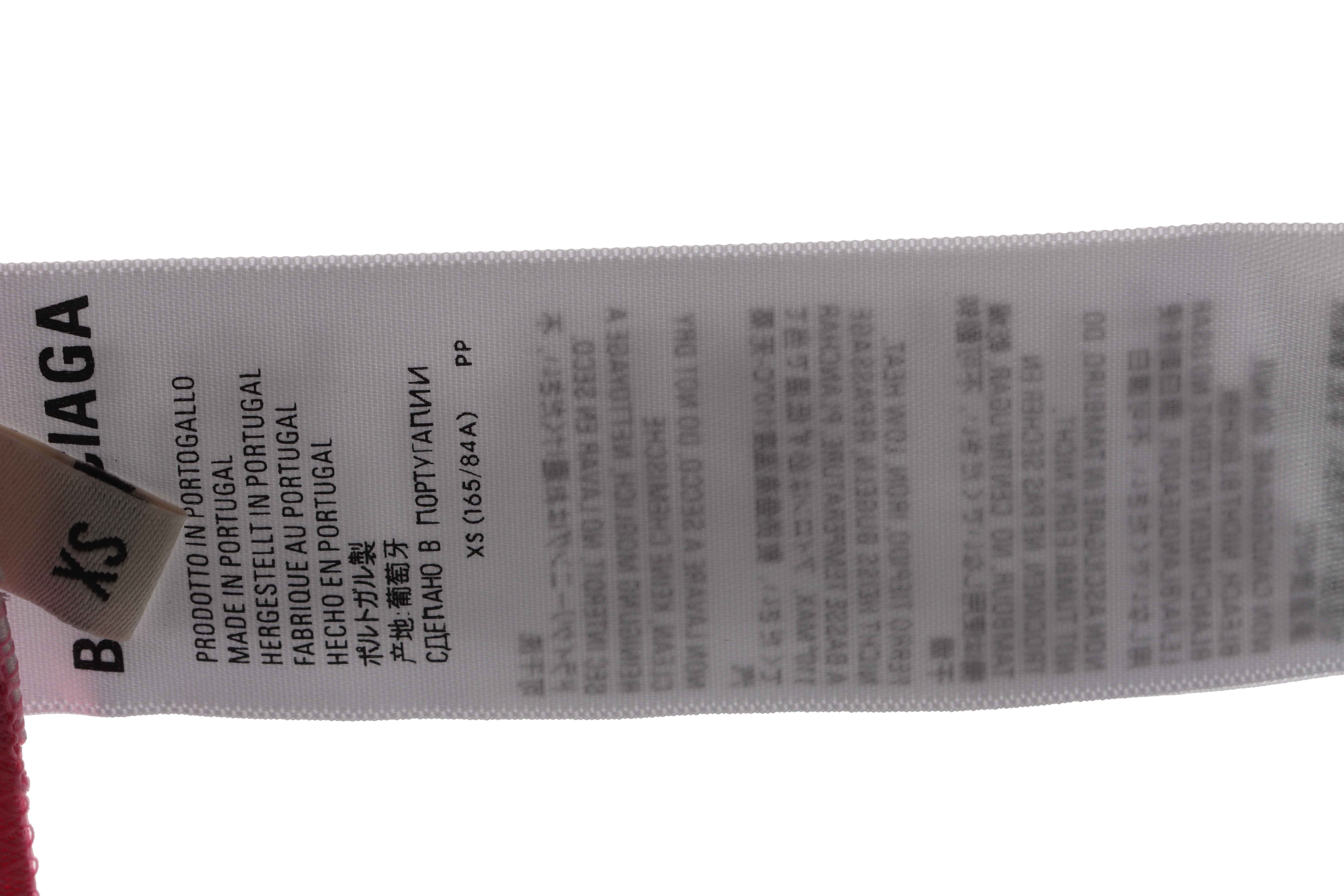 Balenciaga classic logo short-sleeve Pink