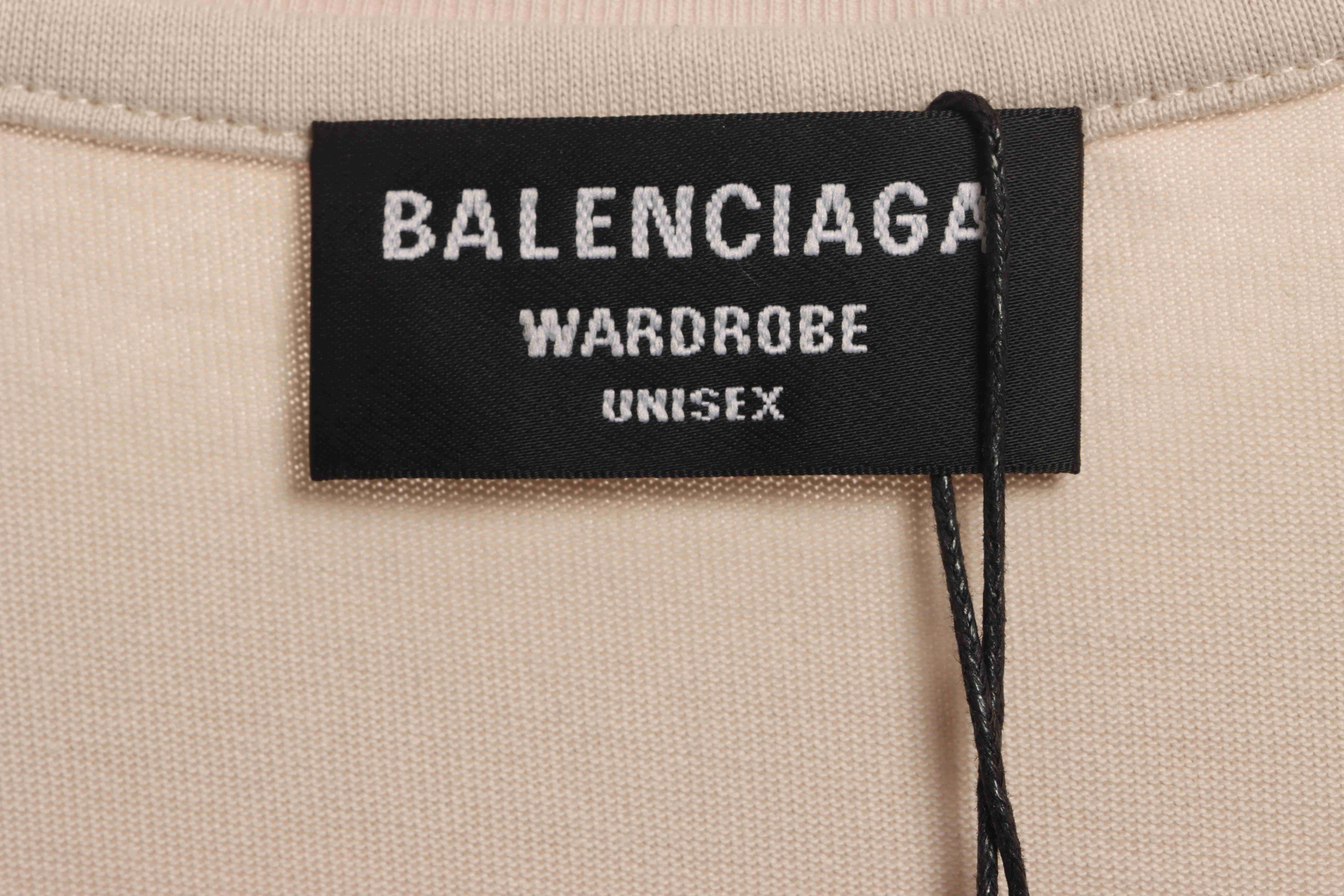 Balenciaga classic logo short sleeves khaki