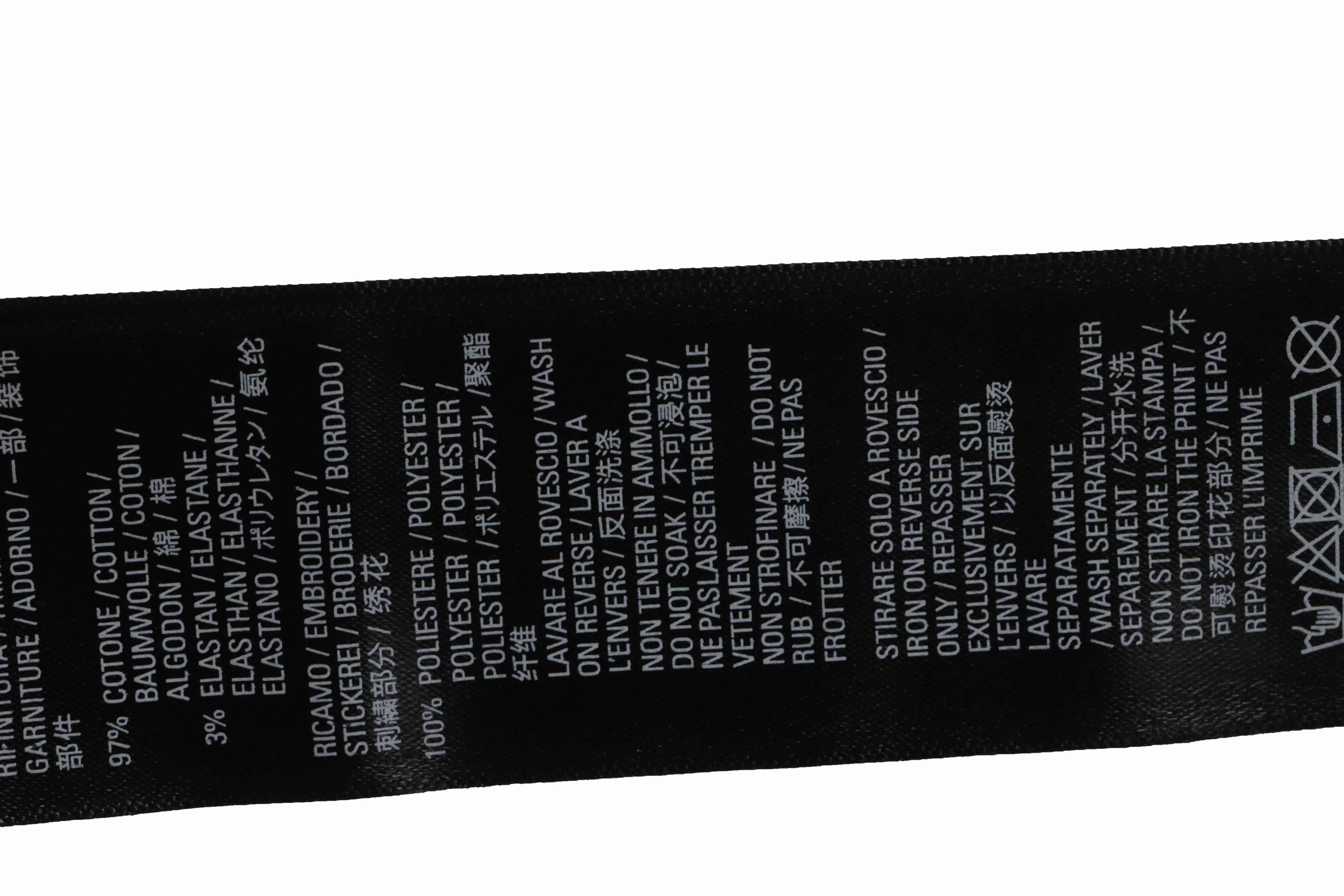 Balenciaga co-branded eBay embroidered letter short sleeve black