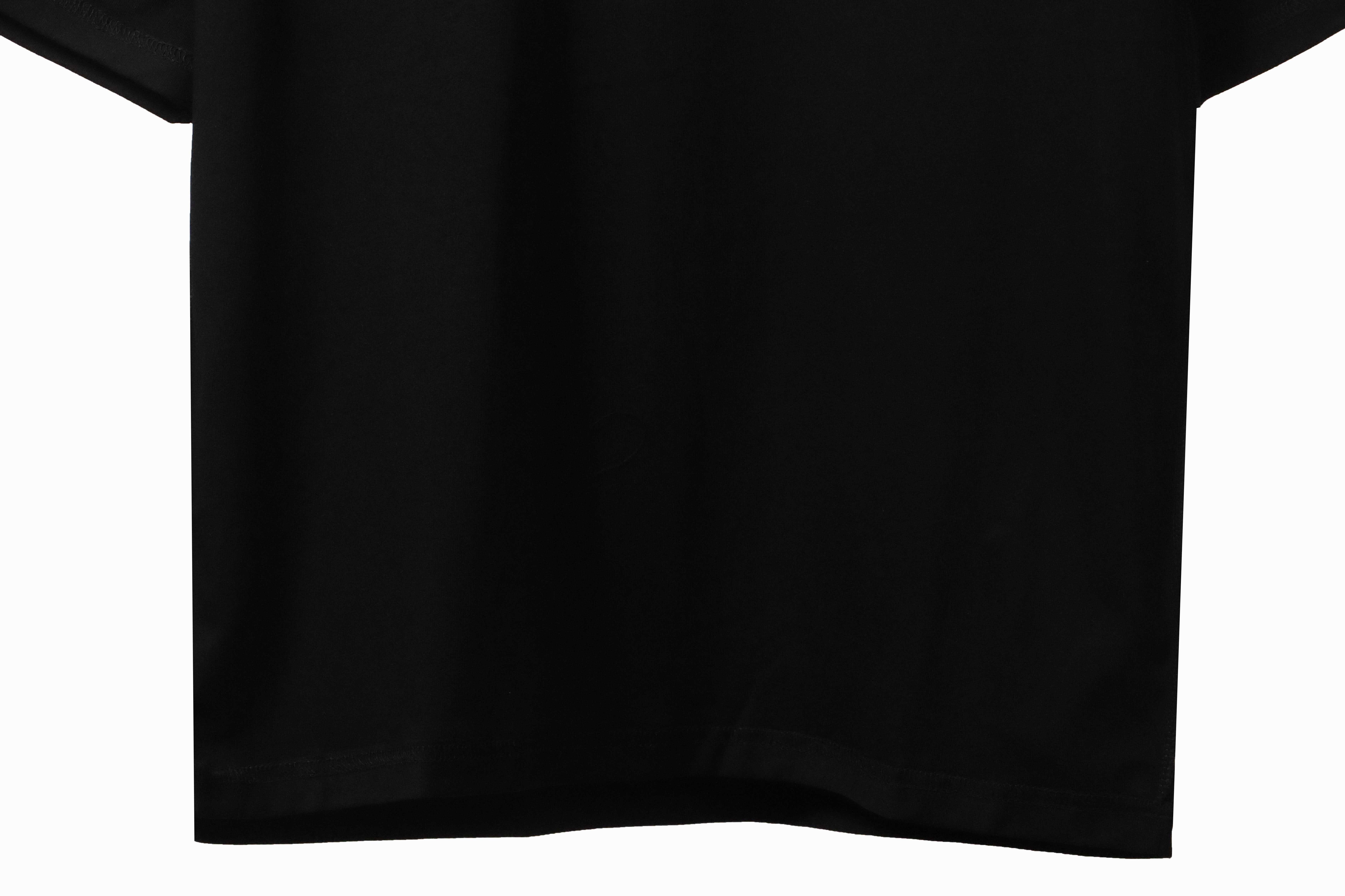 Balenciaga co-branded eBay embroidered letter short sleeve black