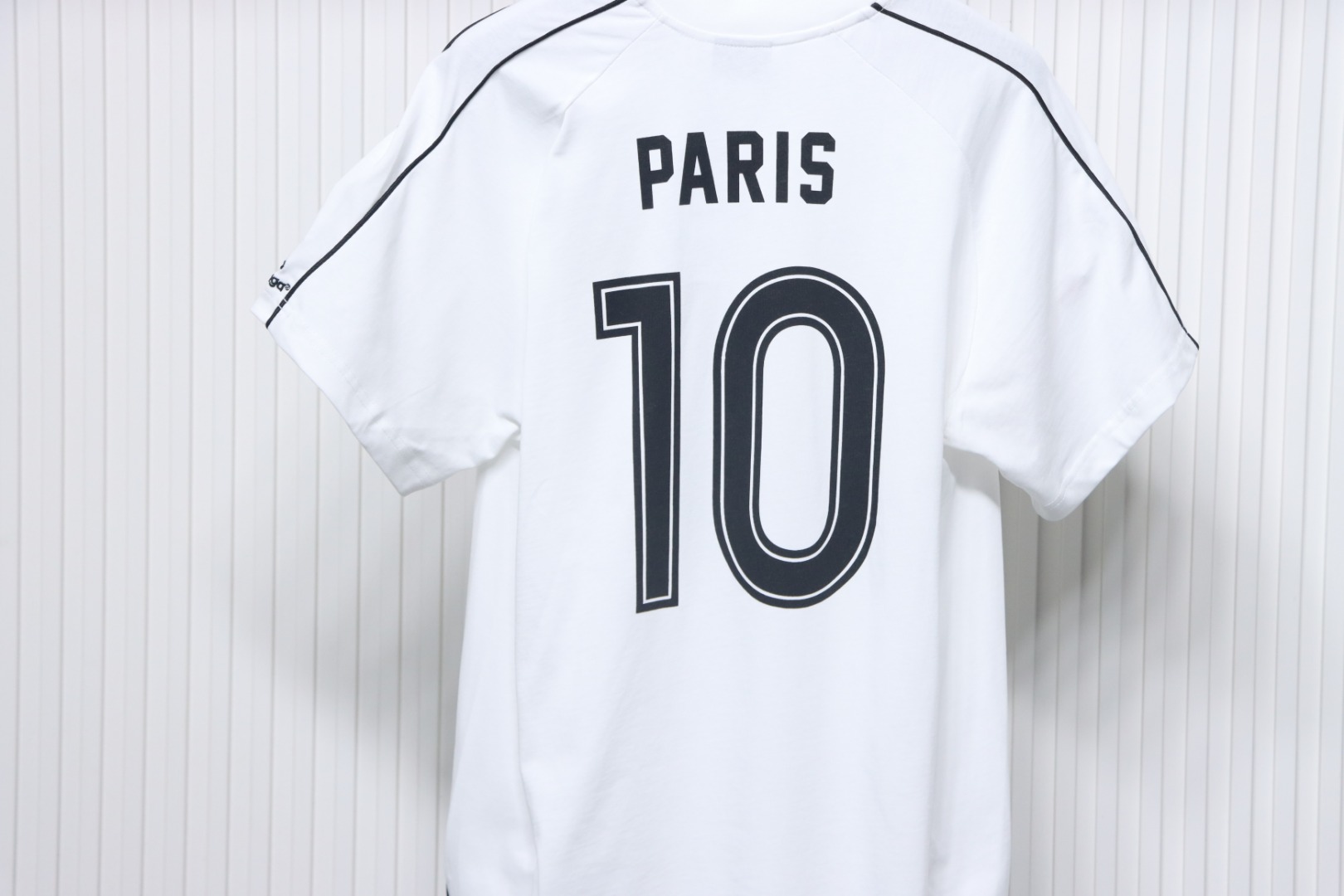 Balenciaga co-branded Manchester United football embroidered short-sleeve white