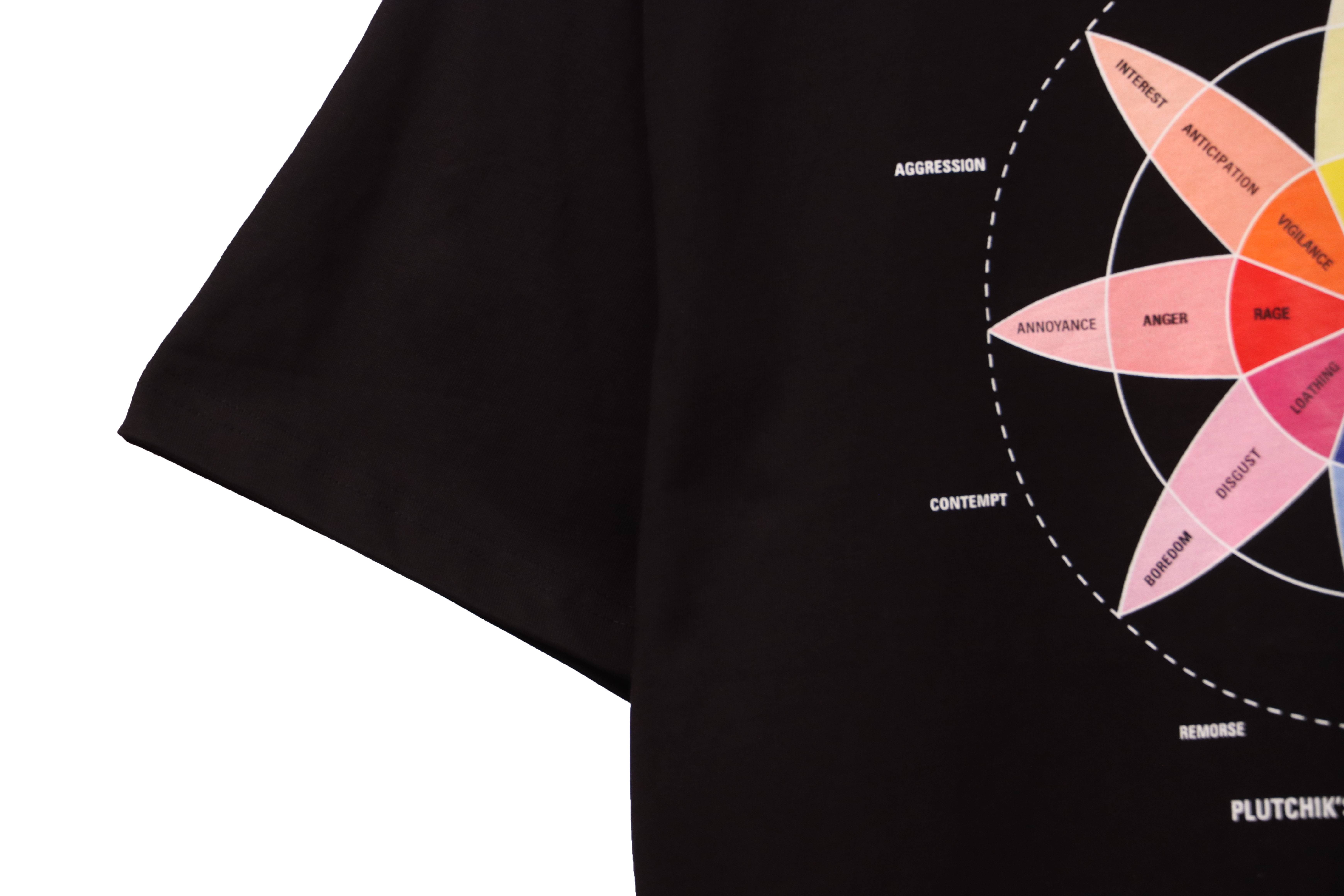 Balenciaga Colorful Petals Short Sleeve T-Shirt Black